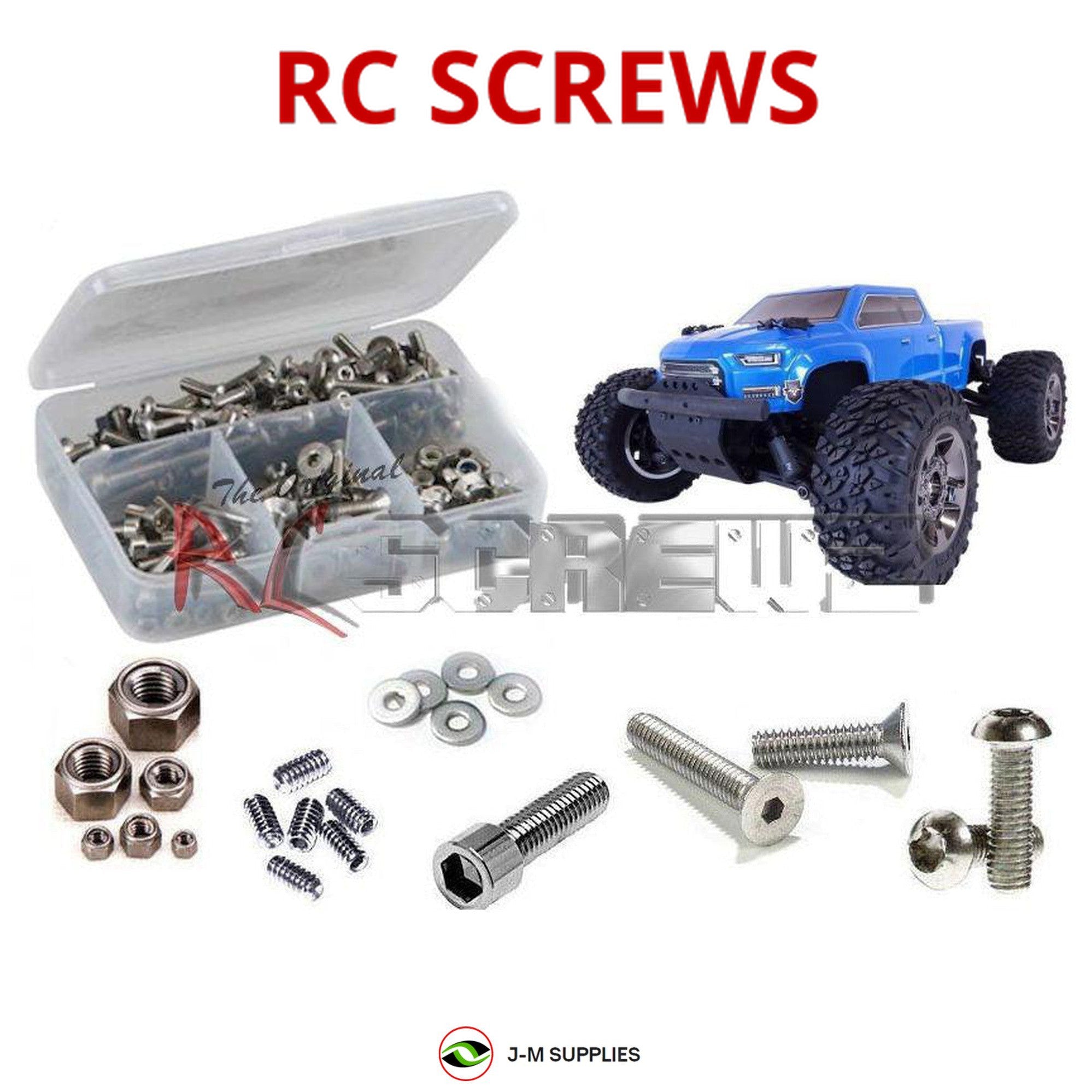 RCScrewZ Stainless Screw Kit ara031 for Arrma RC Big Rock 3s BLX 1/10th # 102723 - Picture 1 of 12