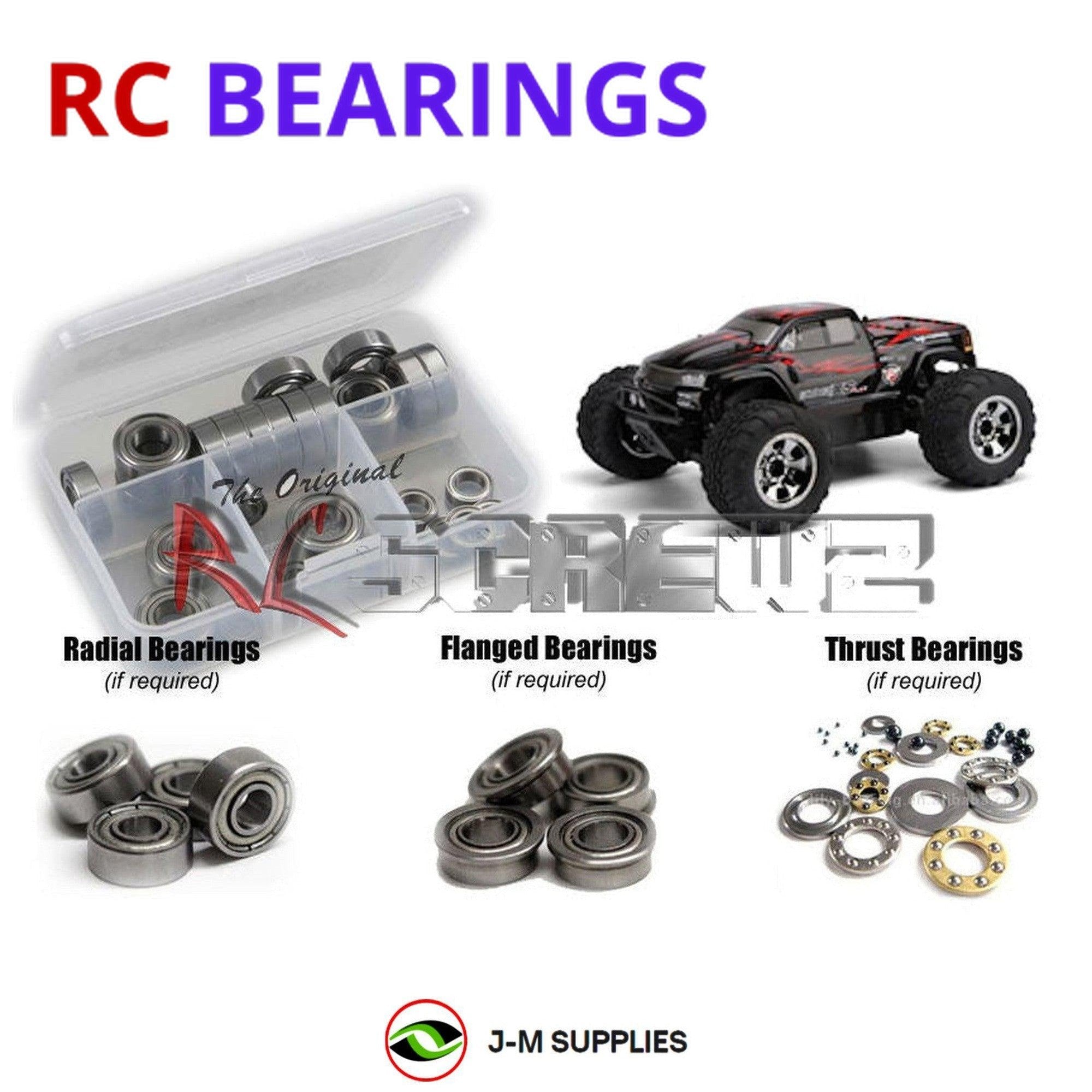 RCScrewZ Metal Shielded Bearing Kit hpi067b for HPI Racing Savage XS #106571 - Picture 1 of 12