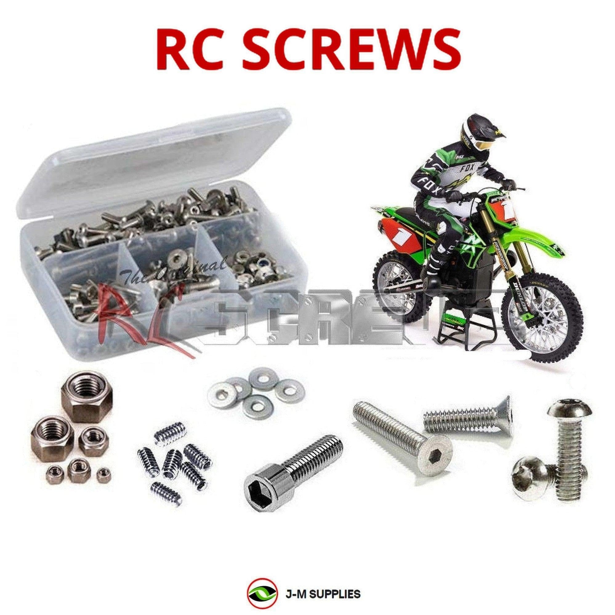 RCScrewZ Stainless Screw Kit los141 for Losi 1/4 Promoto-MX Motorcycle LOS06000 - Picture 1 of 12