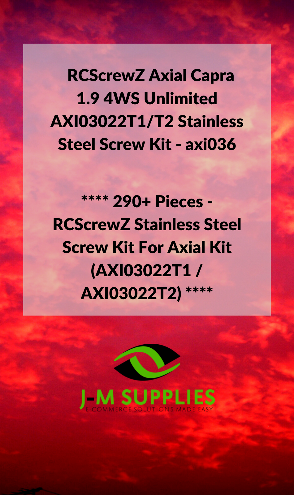 RCScrewZ Stainless Screws axi036 for Axial Capra 1.9 4WS Unlimited AXI03022T1/T2 - Picture 4 of 12