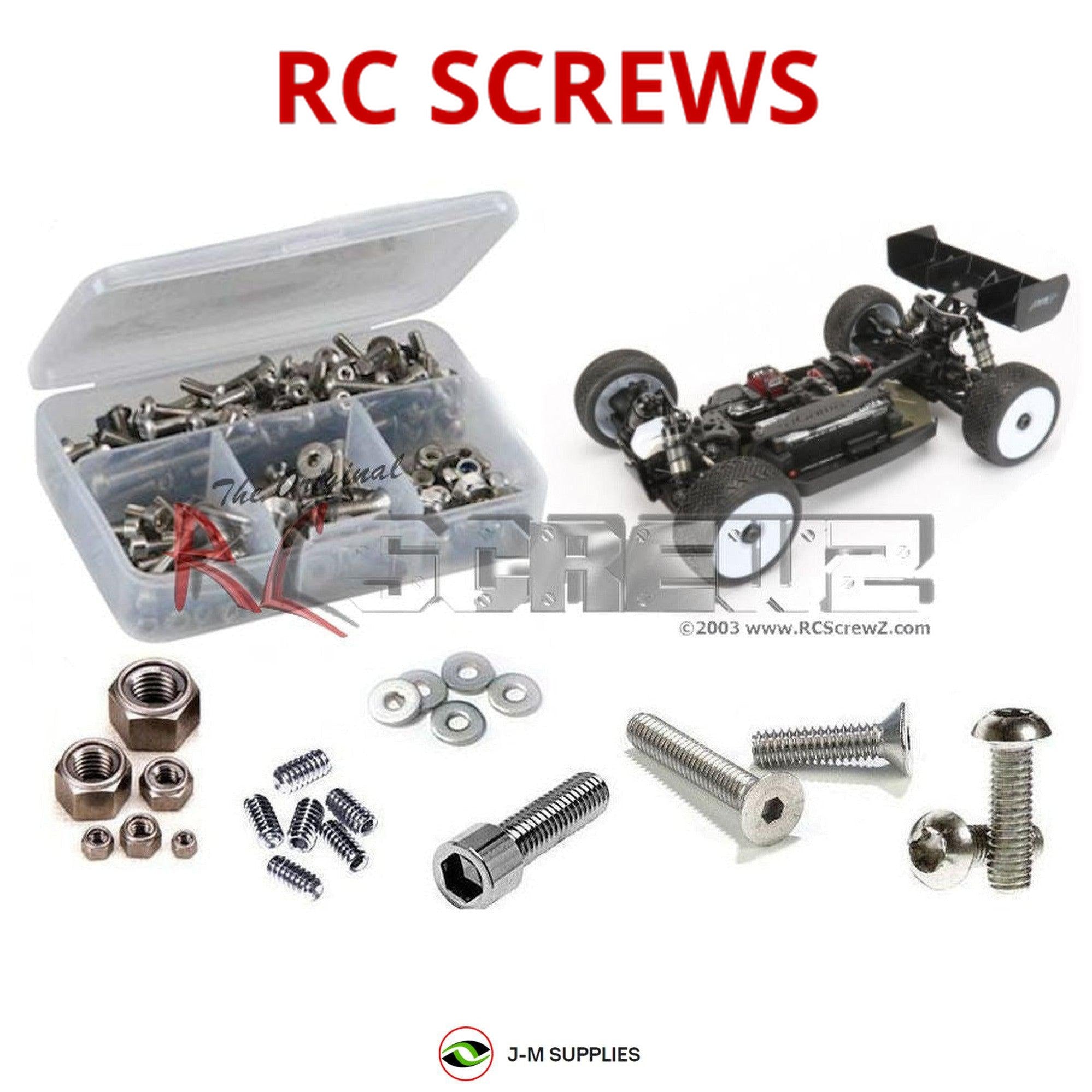 RCScrewZ Stainless Steel Screw Kit aga007 for Agama Racing A319E/P 1/8th Buggy - Picture 1 of 12