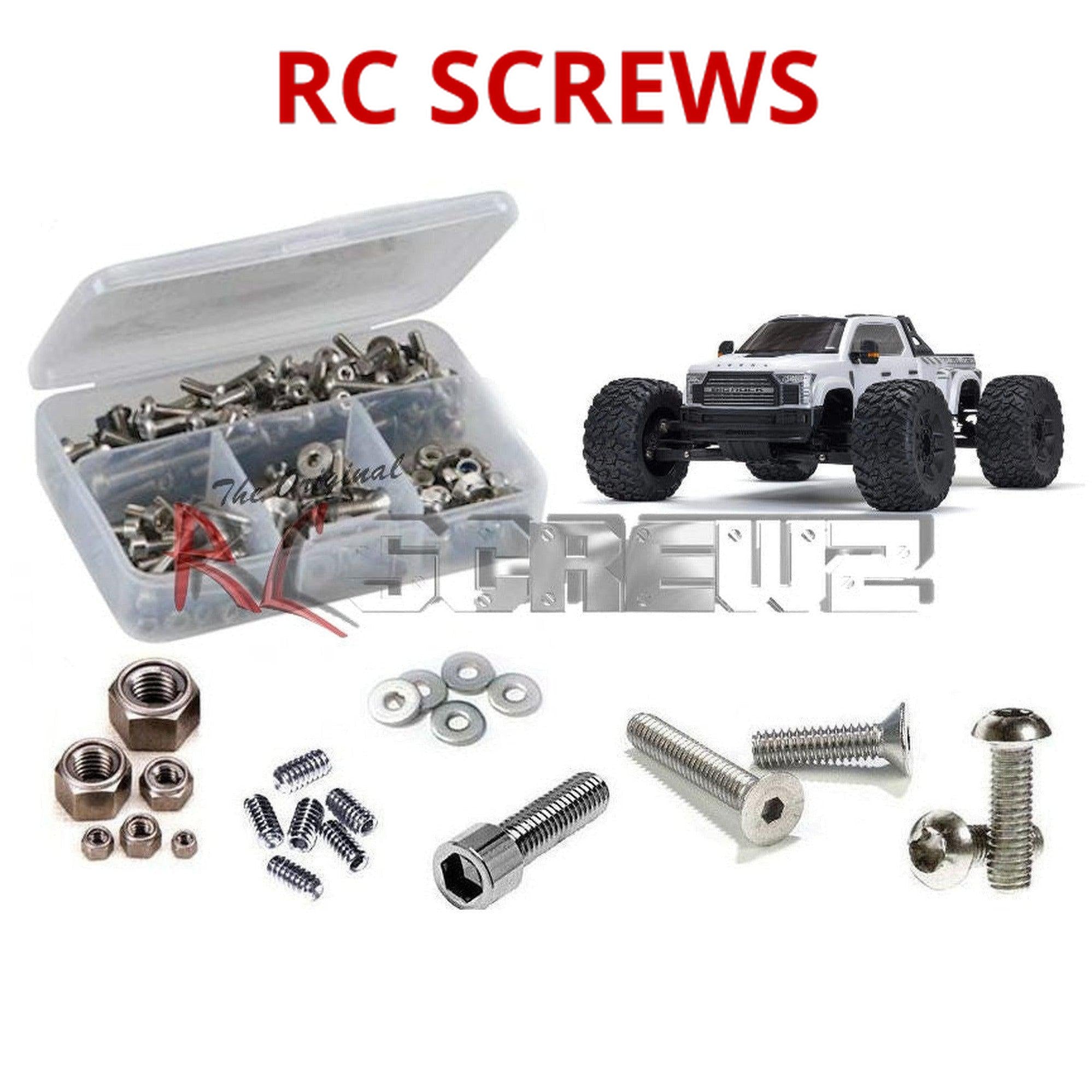 RCScrewZ Stainless Screw Kit ara050 for Arrma RC Big Rock 6S 4WD BLX 1/7 ARA7612 - Picture 1 of 12