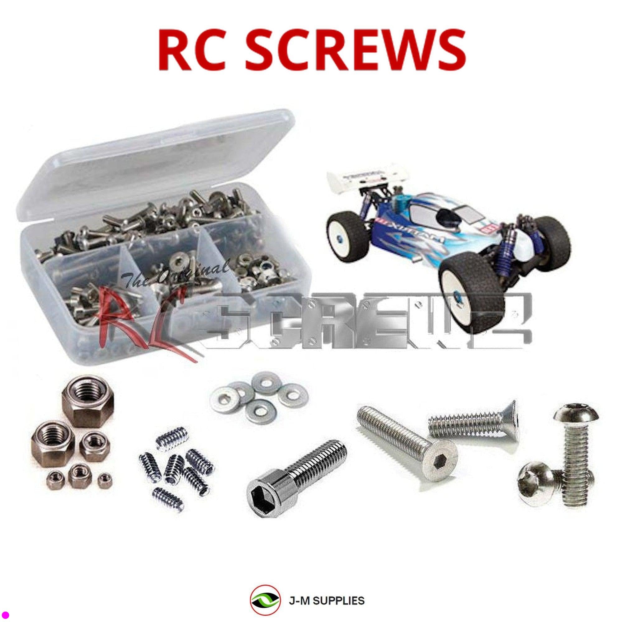 RCScrewZ Stainless Steel Screw Kit cen003 for CEN Racing Matrix Pro/RTR 1/8th - Picture 1 of 12