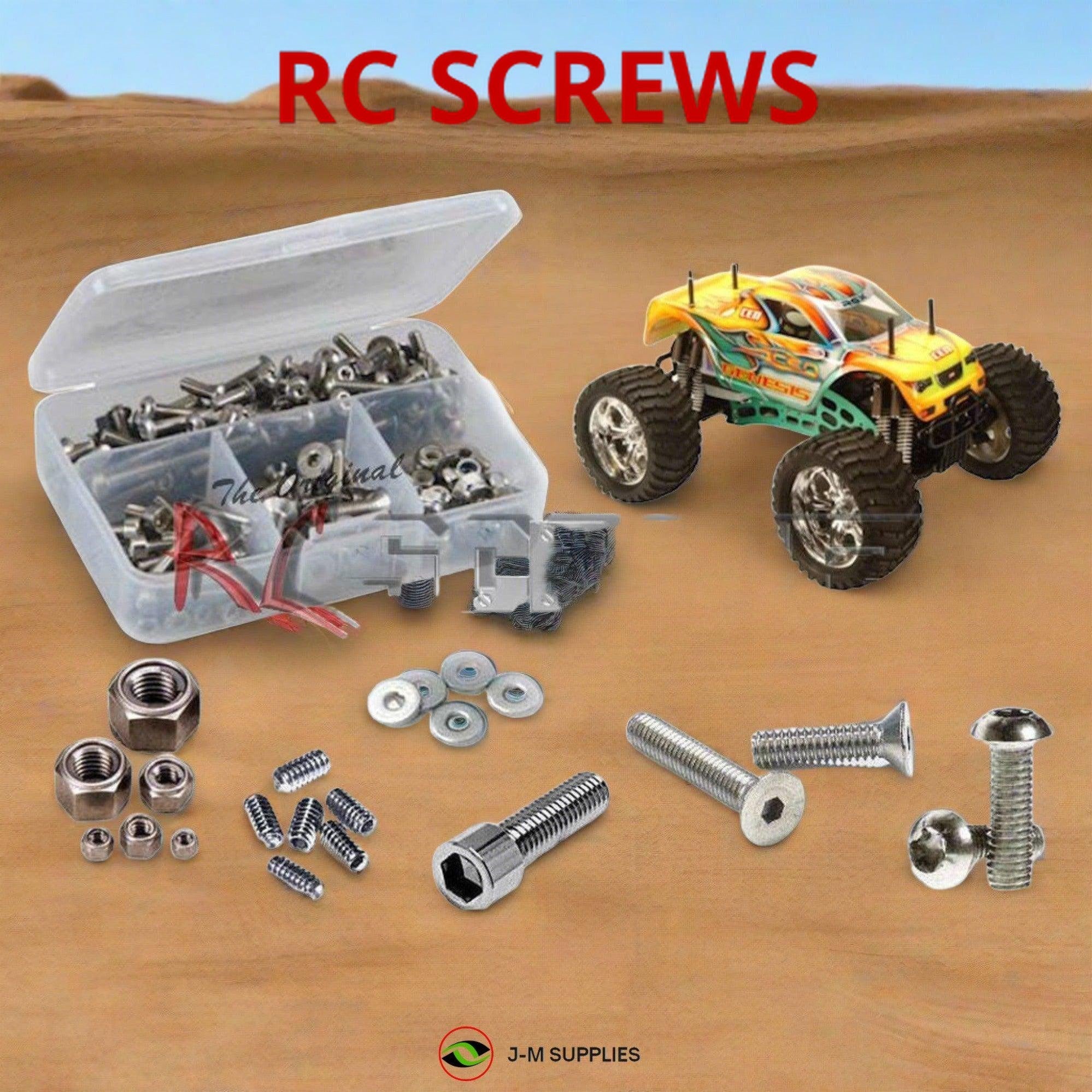 RCScrewZ Stainless Steel Screw Kit cen006 for CEN Racing Genesis 7.7 GST - Picture 1 of 12