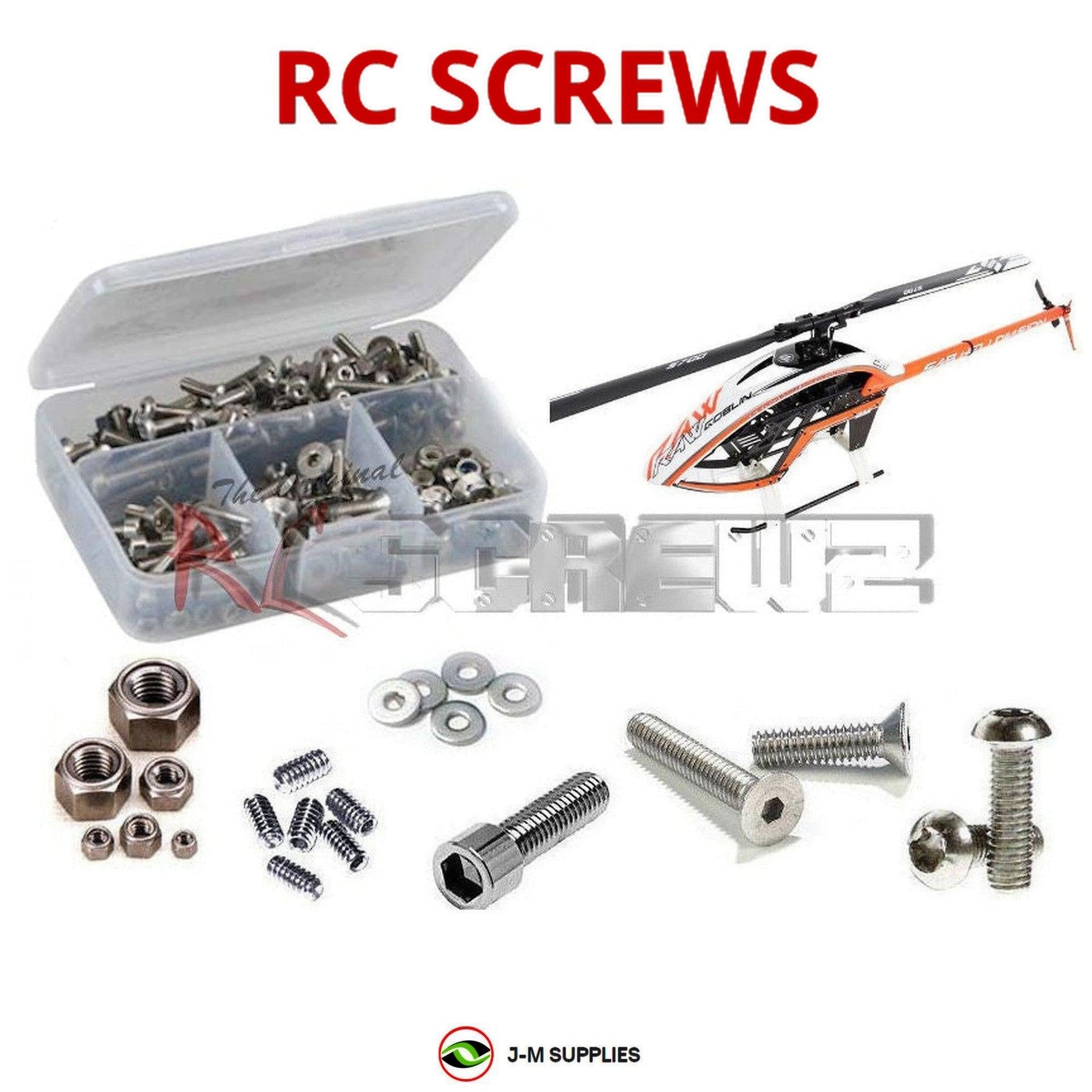 RCScrewZ Stainless Steel Screw Kit gob014 for Goblin RAW 700 Electric #SG738 - Picture 1 of 12