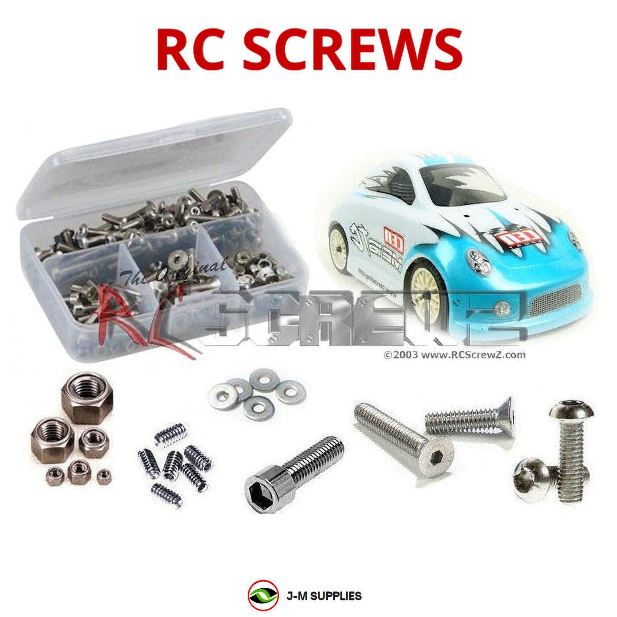 RCScrewZ Stainless Steel Screw Kit cen012 for CEN Racing ME16 TC - Picture 1 of 12