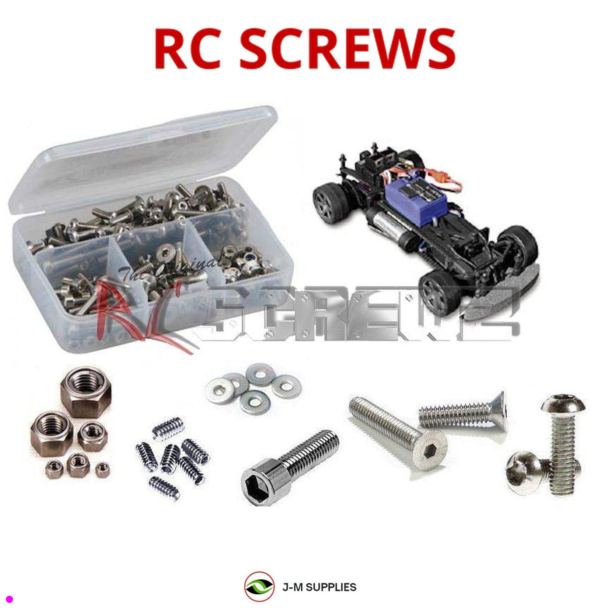 RCScrewZ Stainless Steel Screw Kit hpi004 for HPI Racing Micro RS4 1/18th - Picture 1 of 12