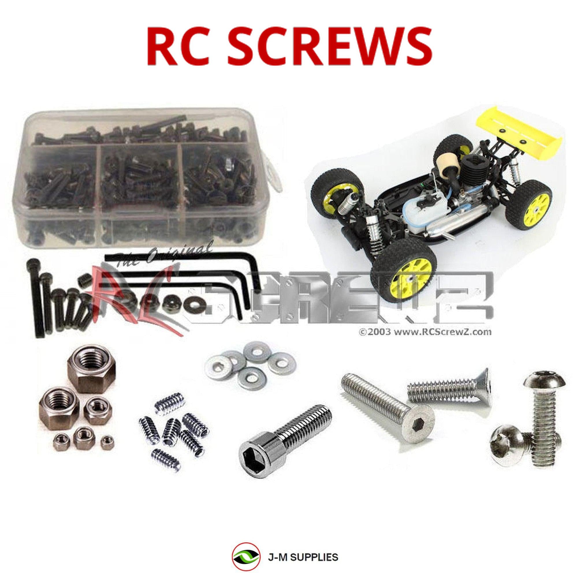 RCScrewZ Stainless Steel Screw Kit cen023 for CEN Racing Matrix R3 1/8th - Picture 1 of 12