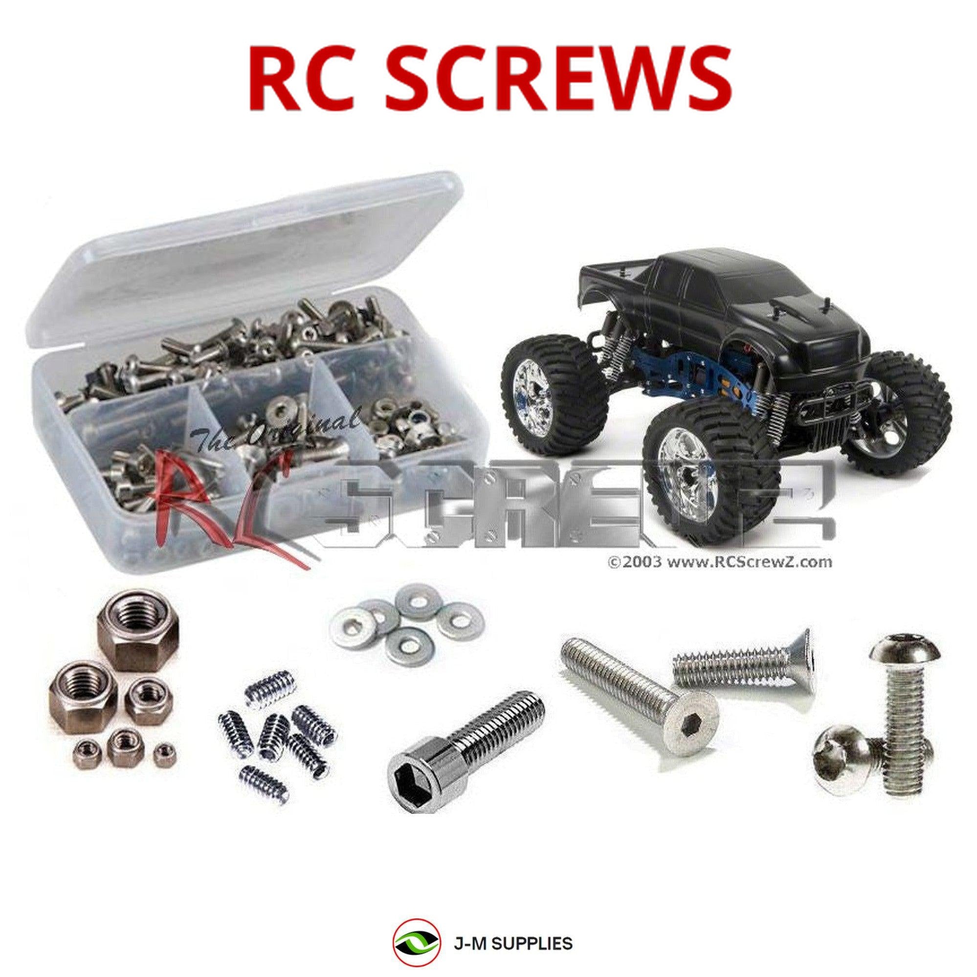 RCScrewZ Stainless Steel Screw Kit cen025 for CEN Racing Colossus Brushless - Picture 1 of 12