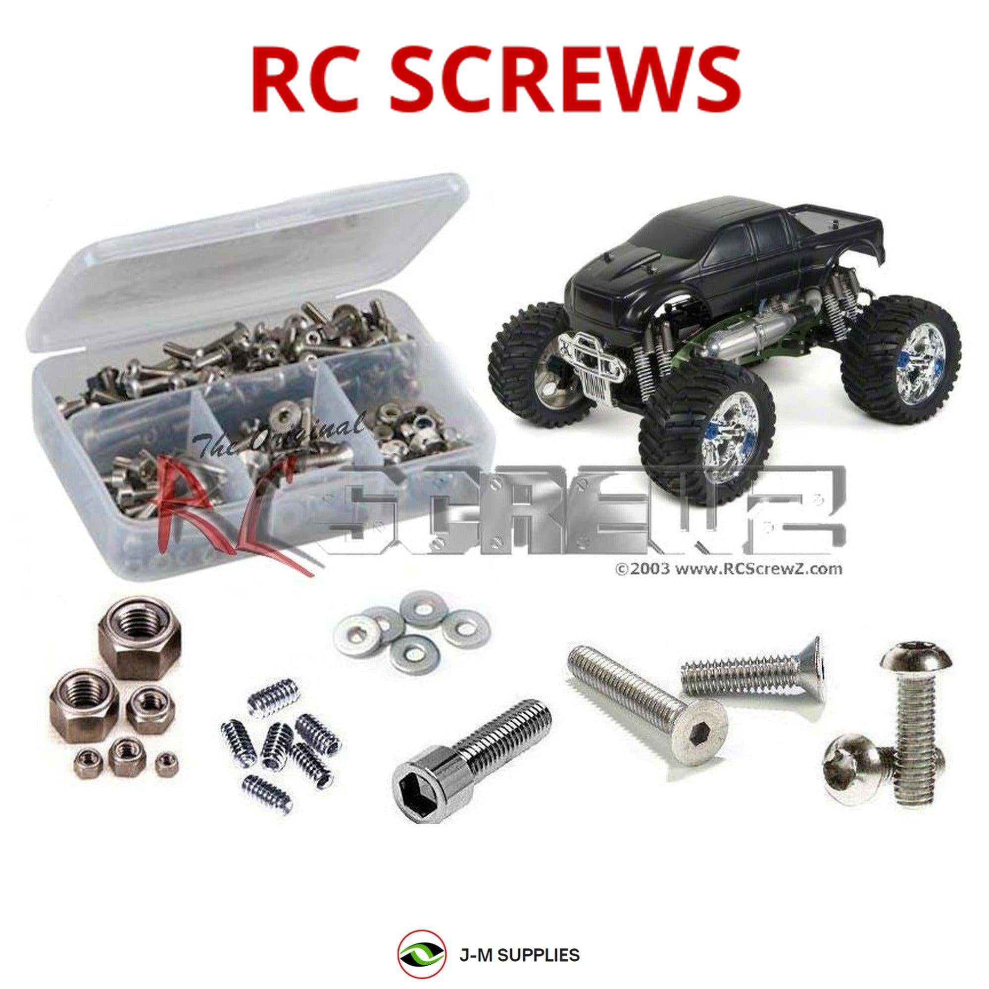 RCScrewZ Stainless Steel Screw Kit cen026 for CEN Racing Colossus Nitro - Picture 1 of 12