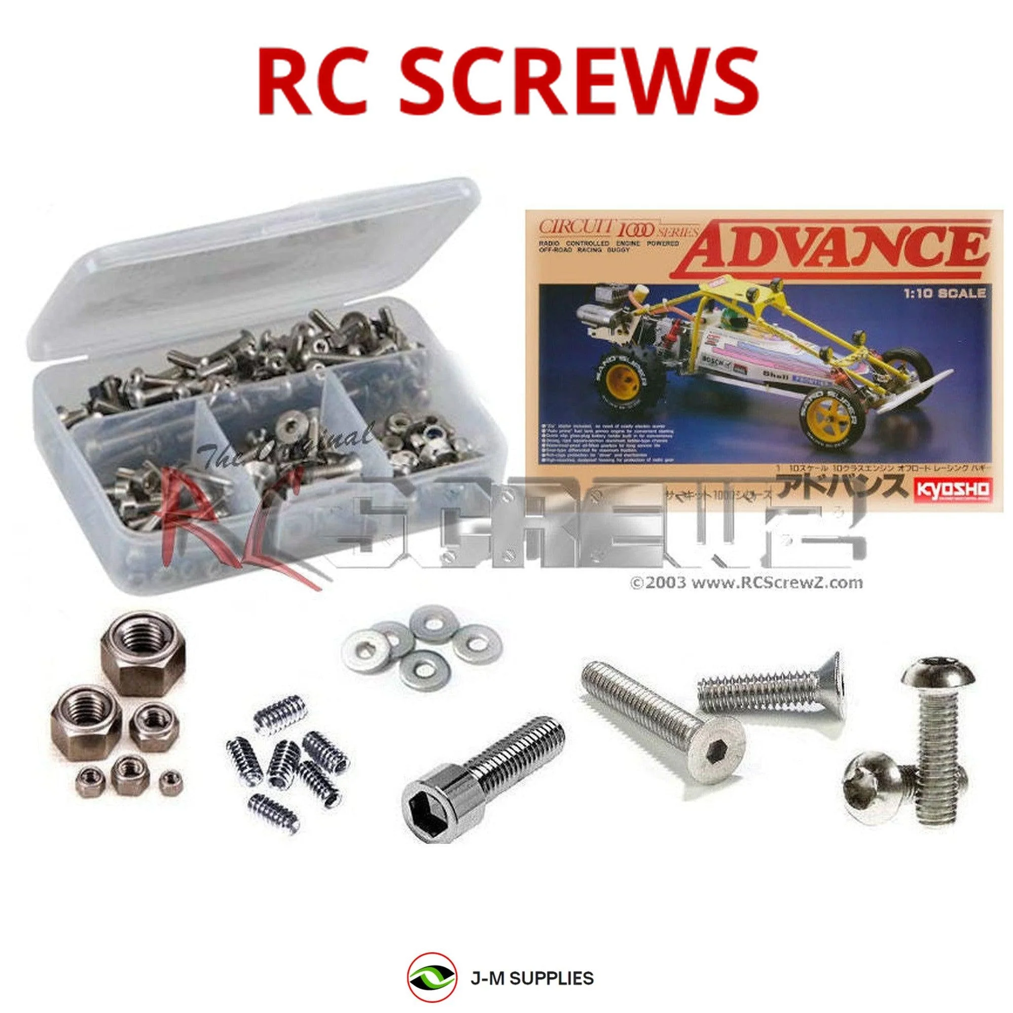 RCScrewZ Stainless Screw Kit+ kyo207 for Kyosho Circuit 1000 Series #3088 | PRO - Picture 1 of 12