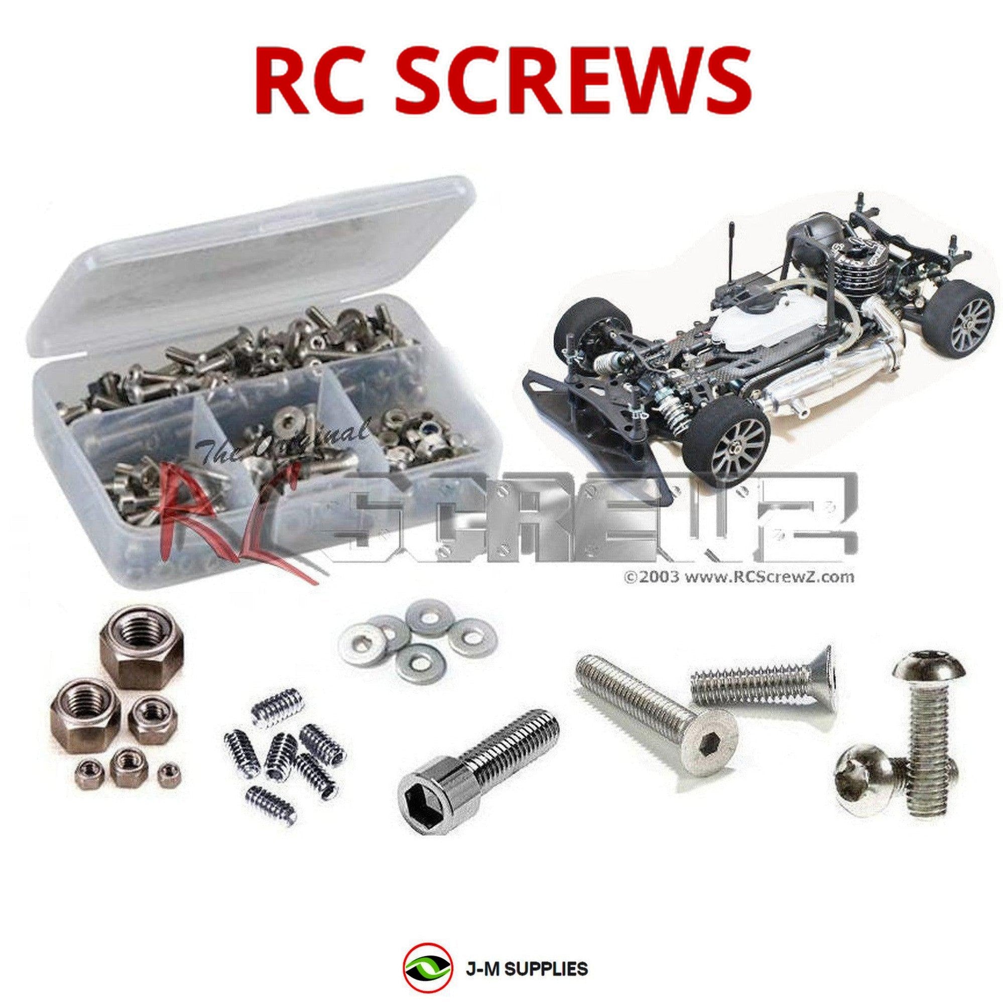 RCScrewZ Stainless Screw Kit mug050 for Mugen Seiki MTX7R Nitro 4wd #T2006 - Picture 1 of 12