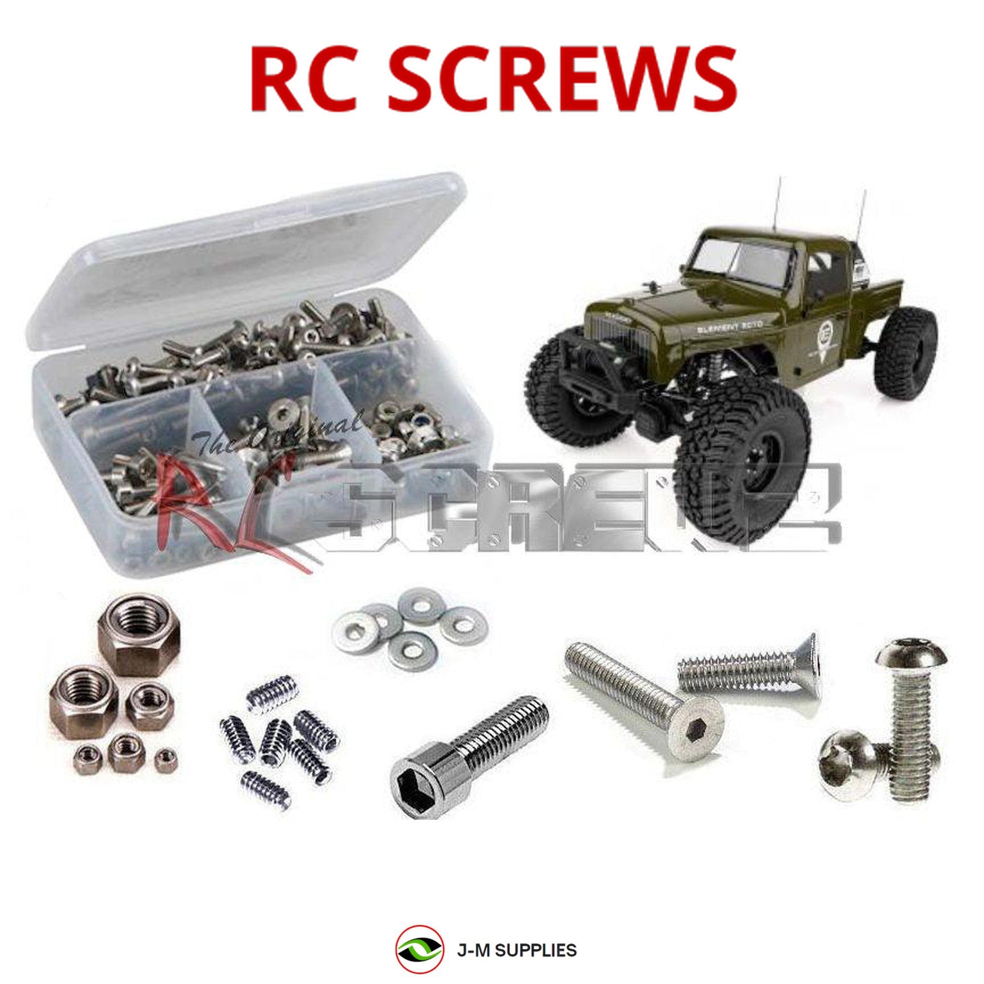 RCScrewZ Stainless Screw Kit ele009 for Element RC Enduro Ecto Trail Truck 40117 - Picture 1 of 12