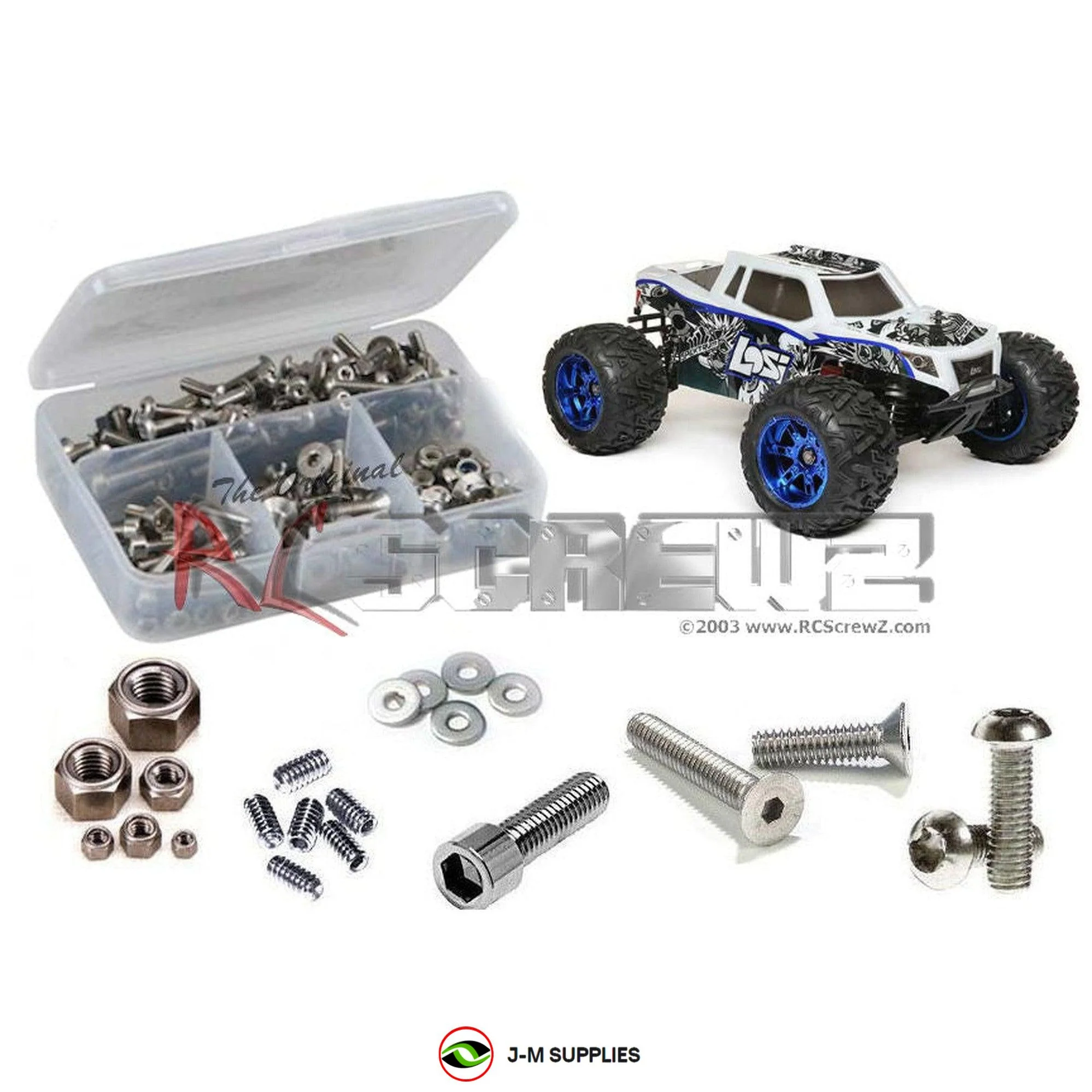 RCScrewZ Metric Stainless Screw Kit los100m for Losi LST 3XL-E LOS04015 | PRO - Picture 1 of 12