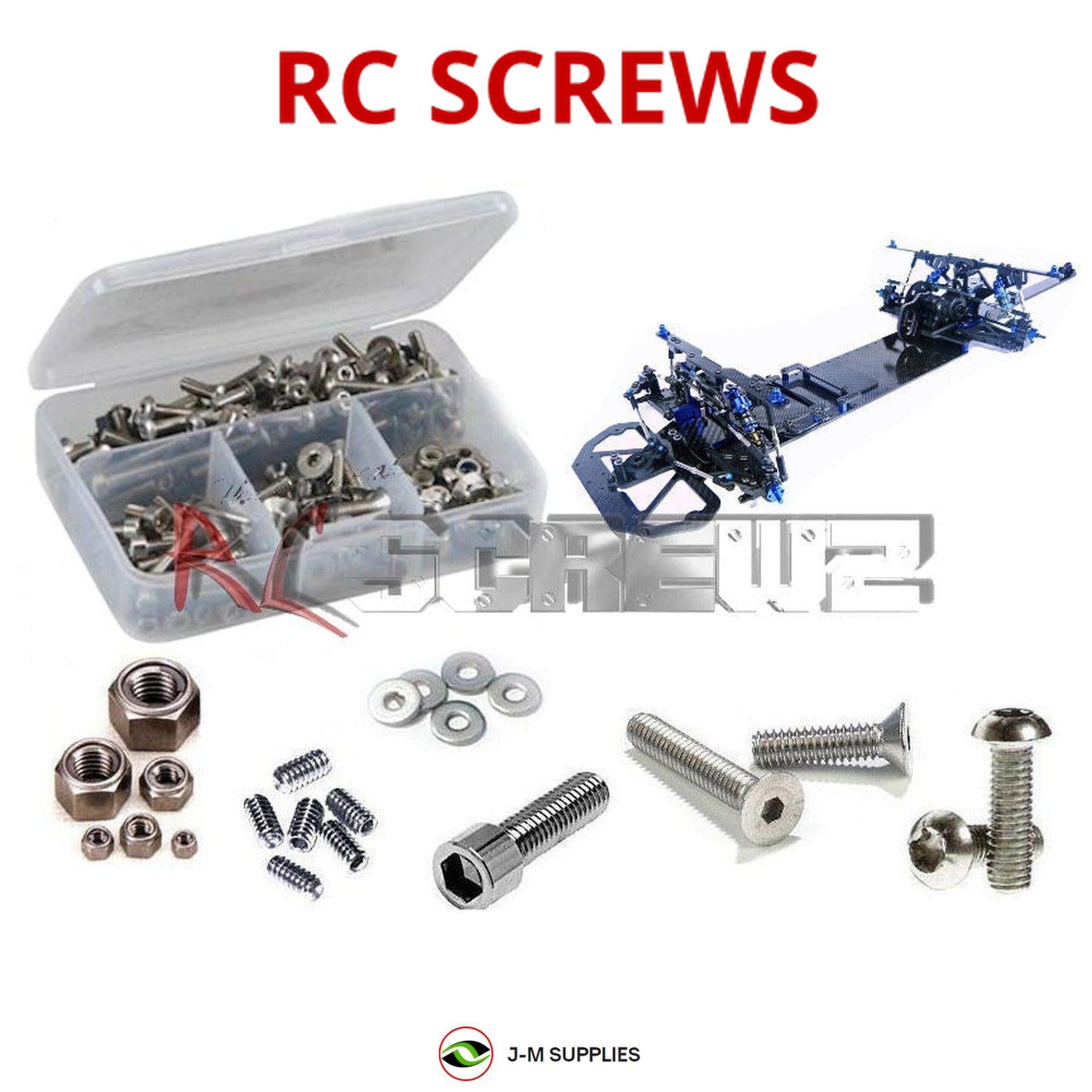 RCScrewZ Metric Stainless Screw Kt cus016m for Custom Works Patriot Dragcar 0850 - Picture 1 of 12