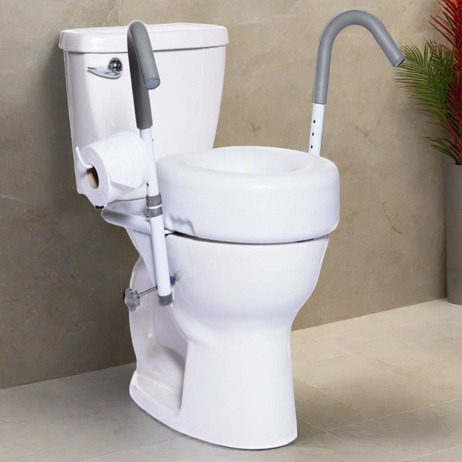 MOBB Healthcare Ultimate Toilet Safety Frame, 400 lbs, For All Standard Toilets - Picture 9 of 12