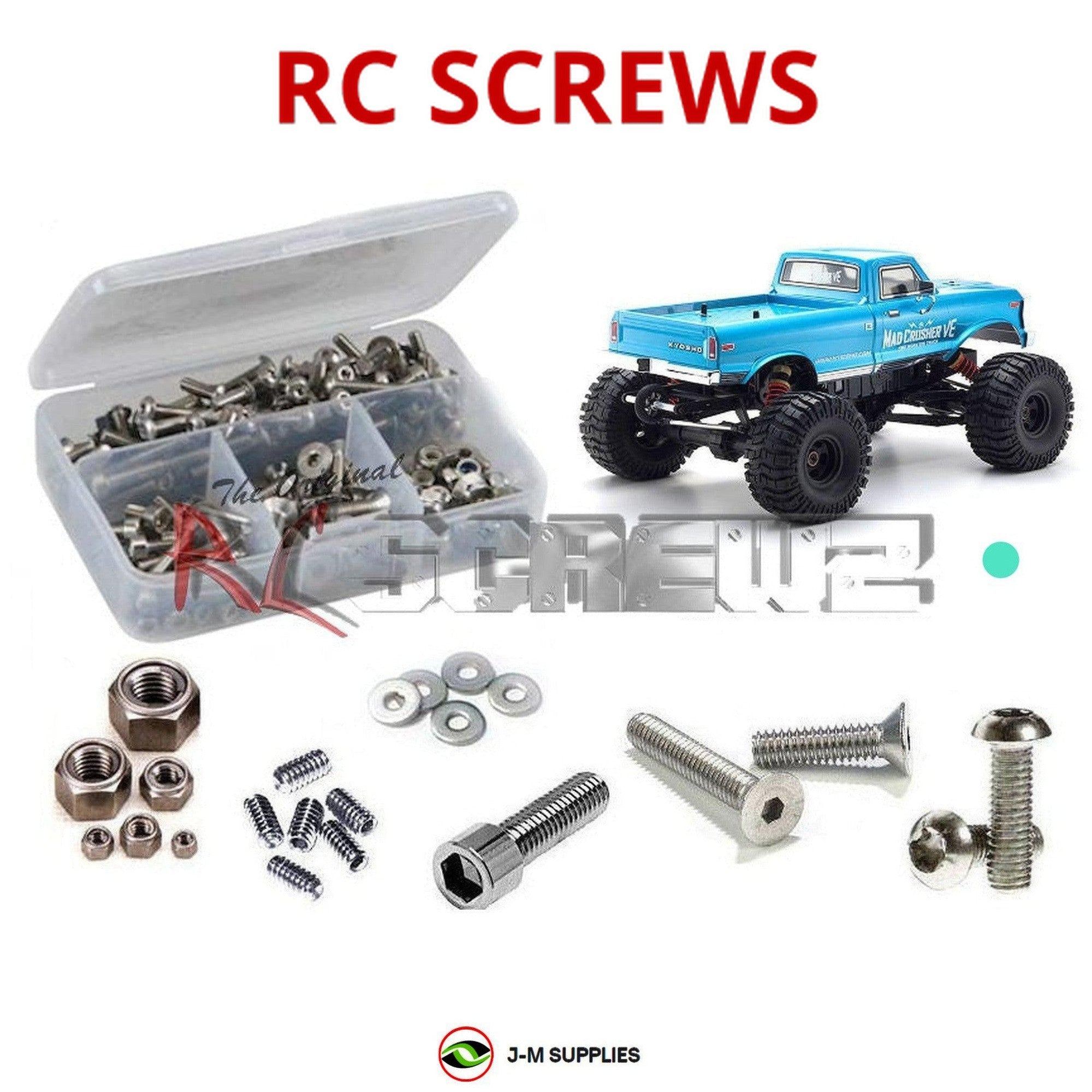 RCScrewZ Stainless Steel Screw Kit kyo194 for Kyosho Mad Crusher VE #34254 - Picture 1 of 12