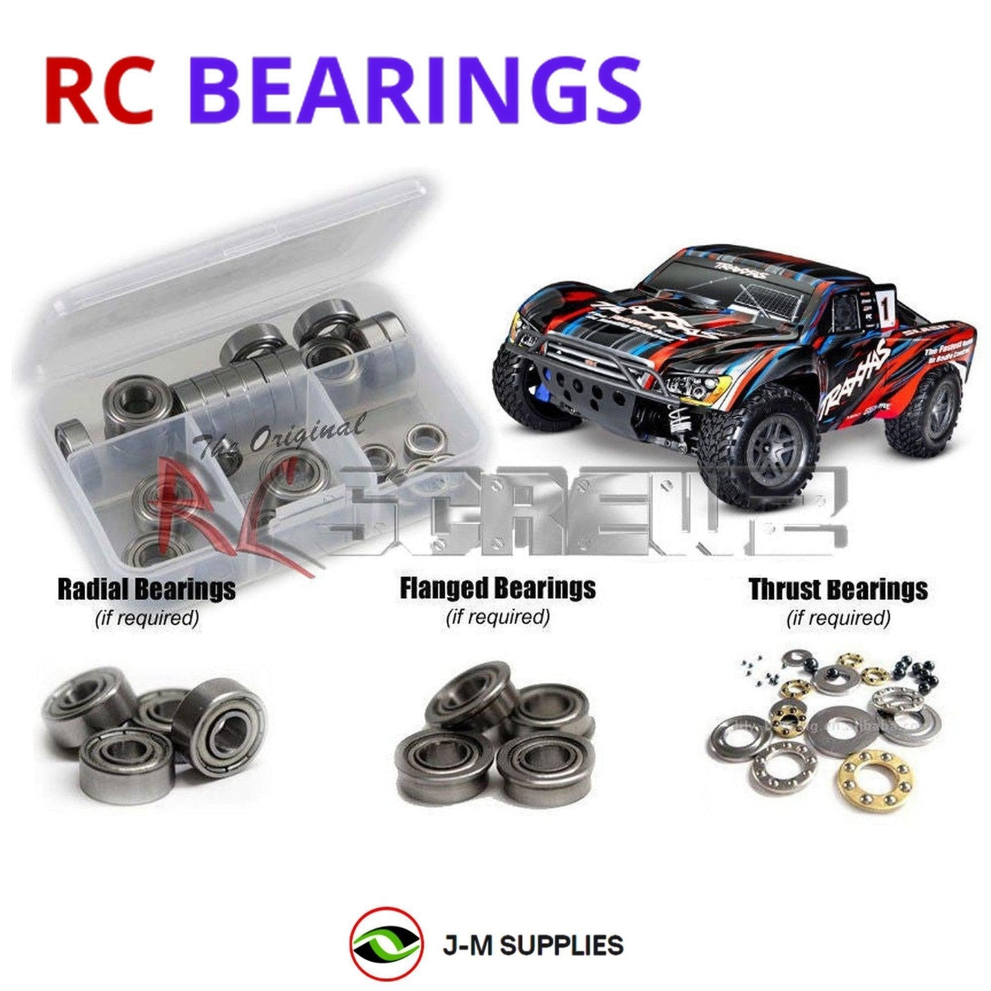 RCScrewZ Metal Shielded Bearings tra116b for Traxxas Slash 4x4 (#68154-4) | KIT - Picture 1 of 12
