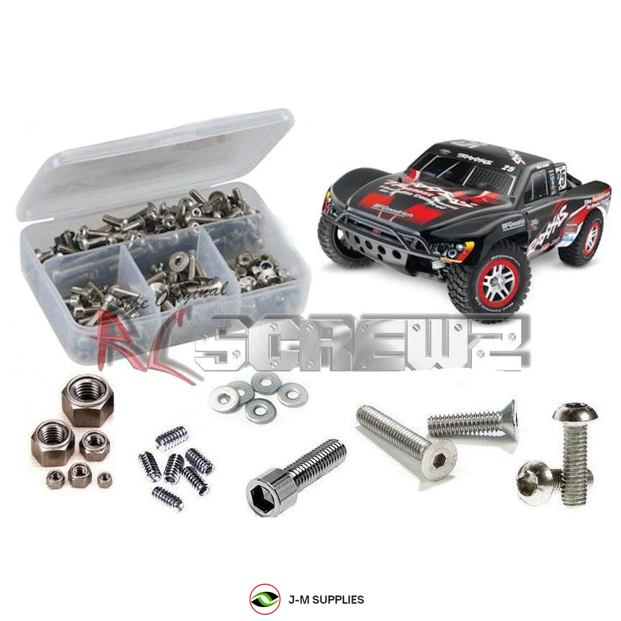 RCScrewZ Stainless Screw Kit tra039 for Traxxas Slash 4x4 1/10 (#68086) SC Truck - Picture 1 of 12