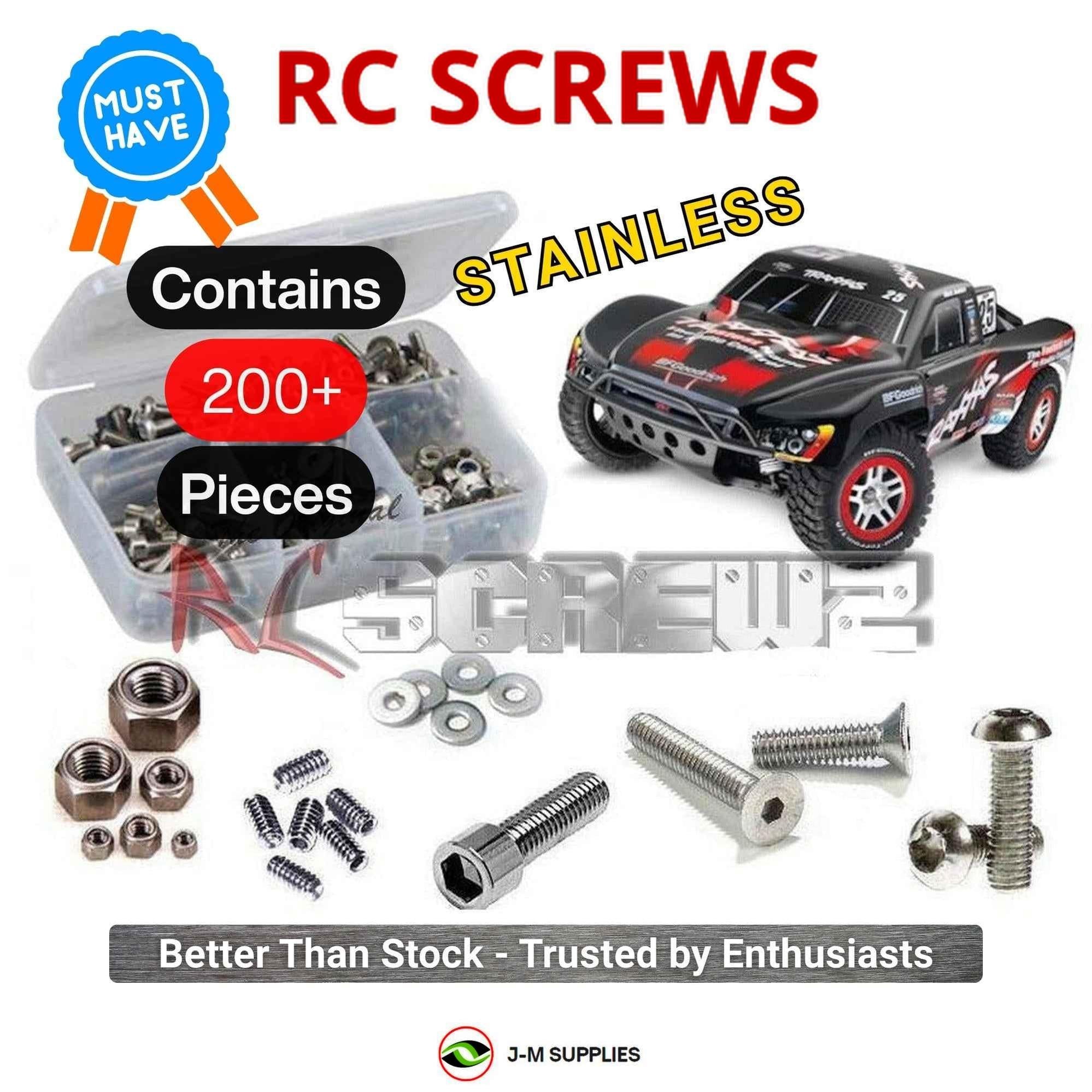 RCScrewZ Stainless Screw Kit tra039 for Traxxas Slash 4x4 1/10 SCT (68086) | SET - Picture 1 of 12