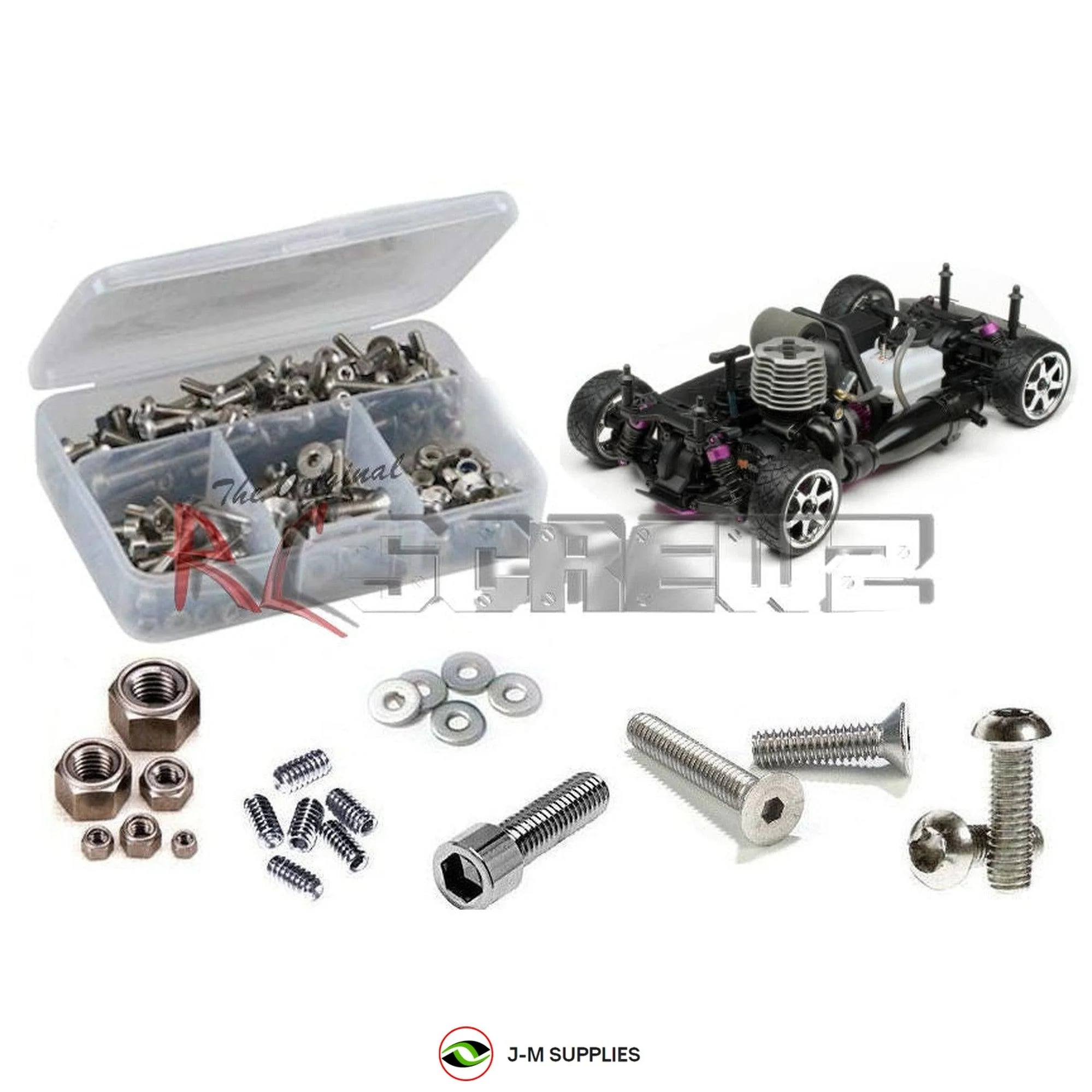 RCScrewZ Stainless Screw Kit hpi097 for HPI Racing RS4 3 Evo Plus Nitro #10055 - Picture 1 of 12