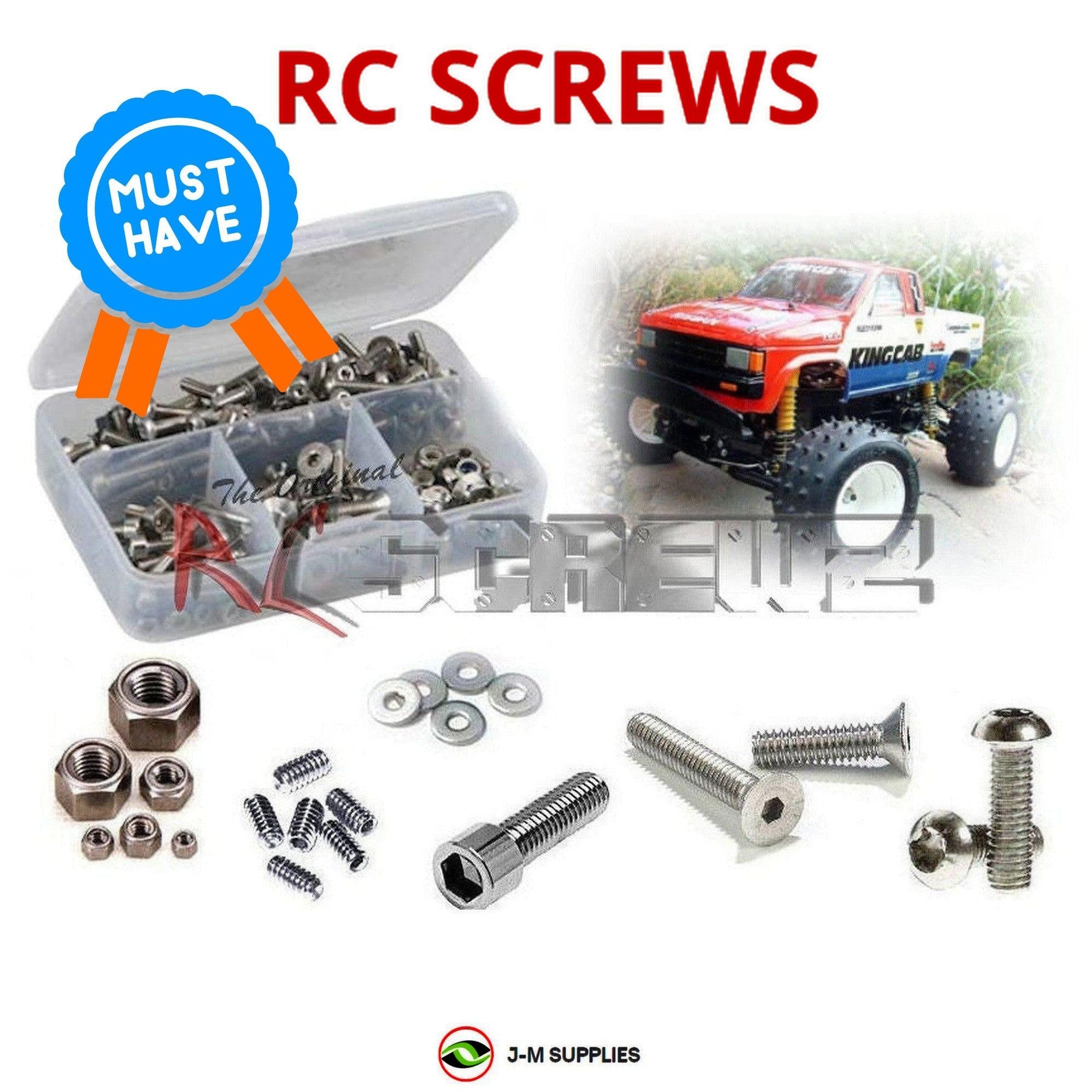 RCScrewZ Stainless Screw Kit tam083 for Tamiya Nissan King Cab 1/10 #58081 - Picture 1 of 12