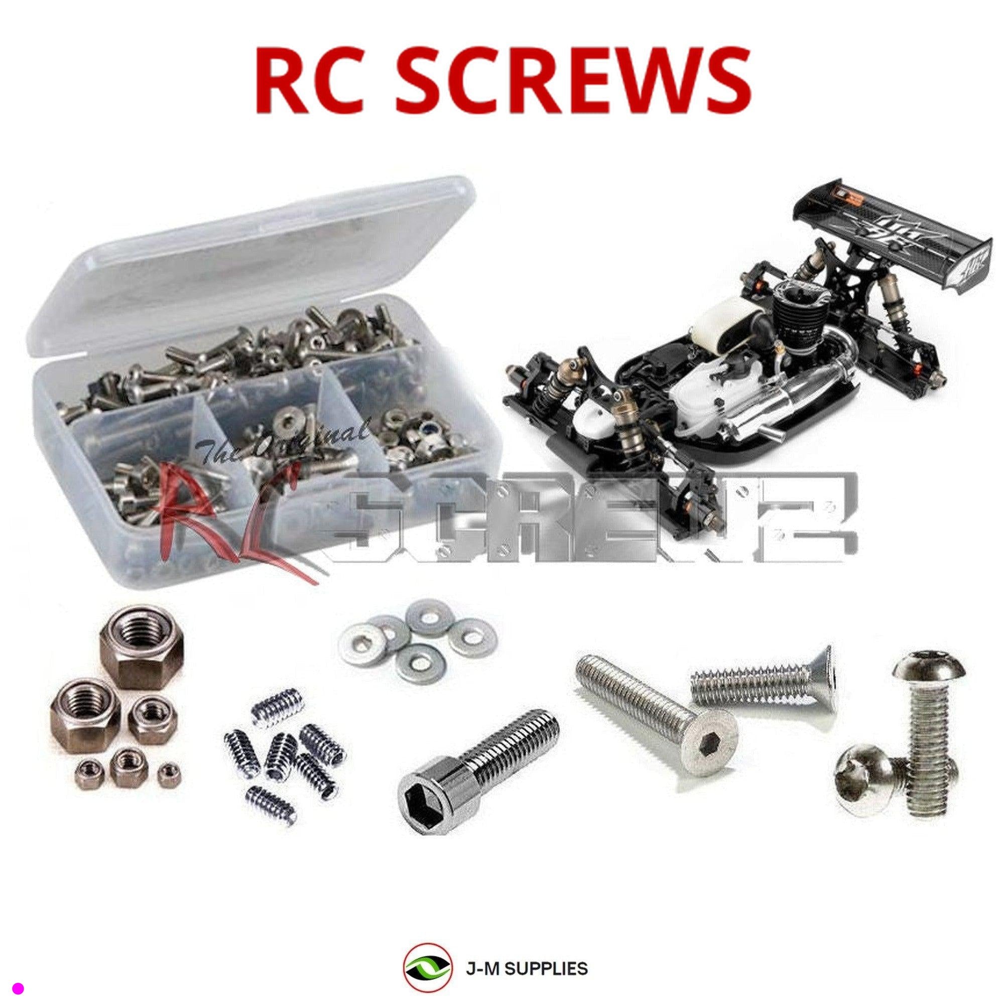 RCScrewZ Stainless Steel Screw Kit hot040 for Hot Bodies D819RS 1/8th #204579 - Picture 1 of 12