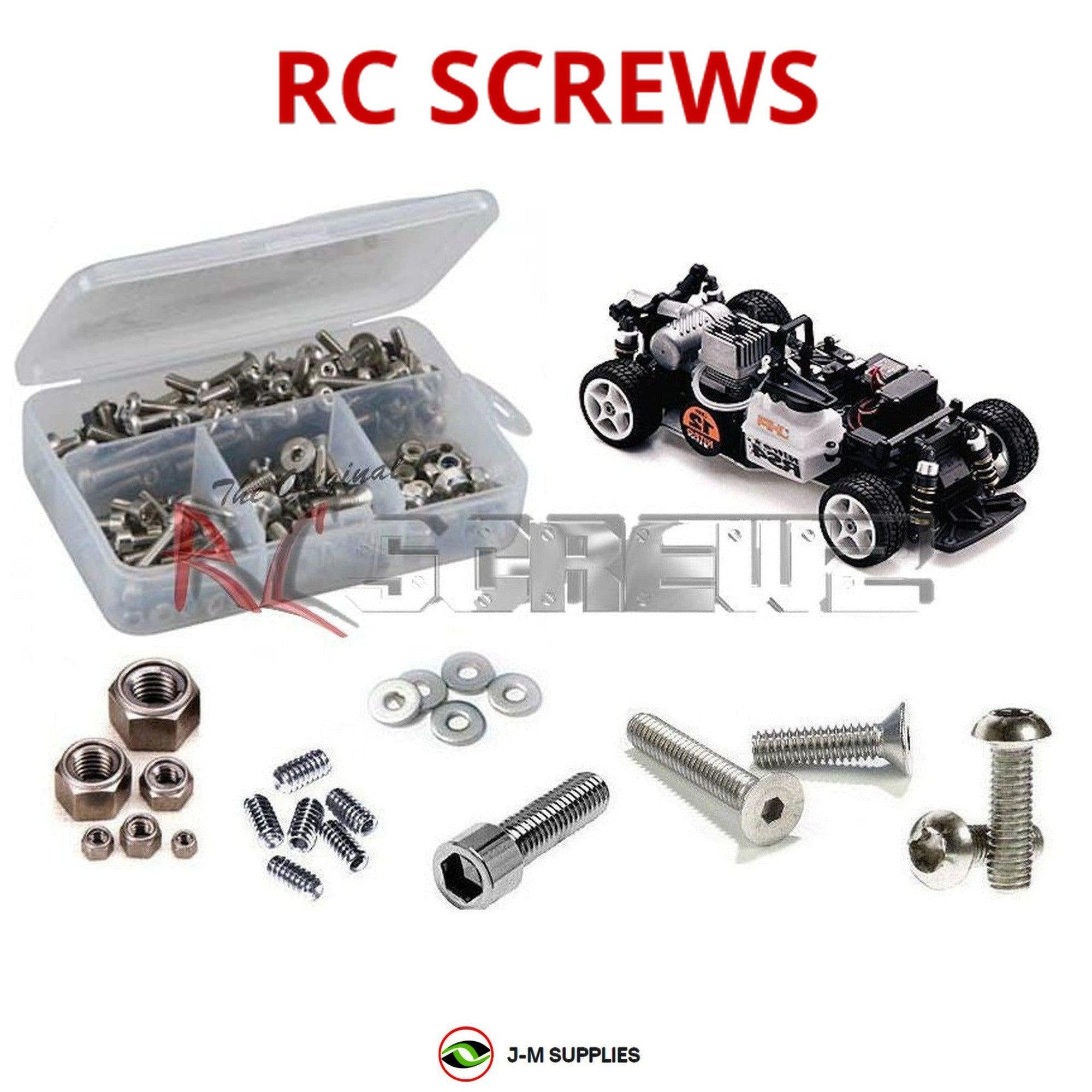 RCScrewZ Stainless Steel Screw Kit hpi022 for HPI Racing RS4 Mini Nitro Pro 1/10 - Picture 1 of 12