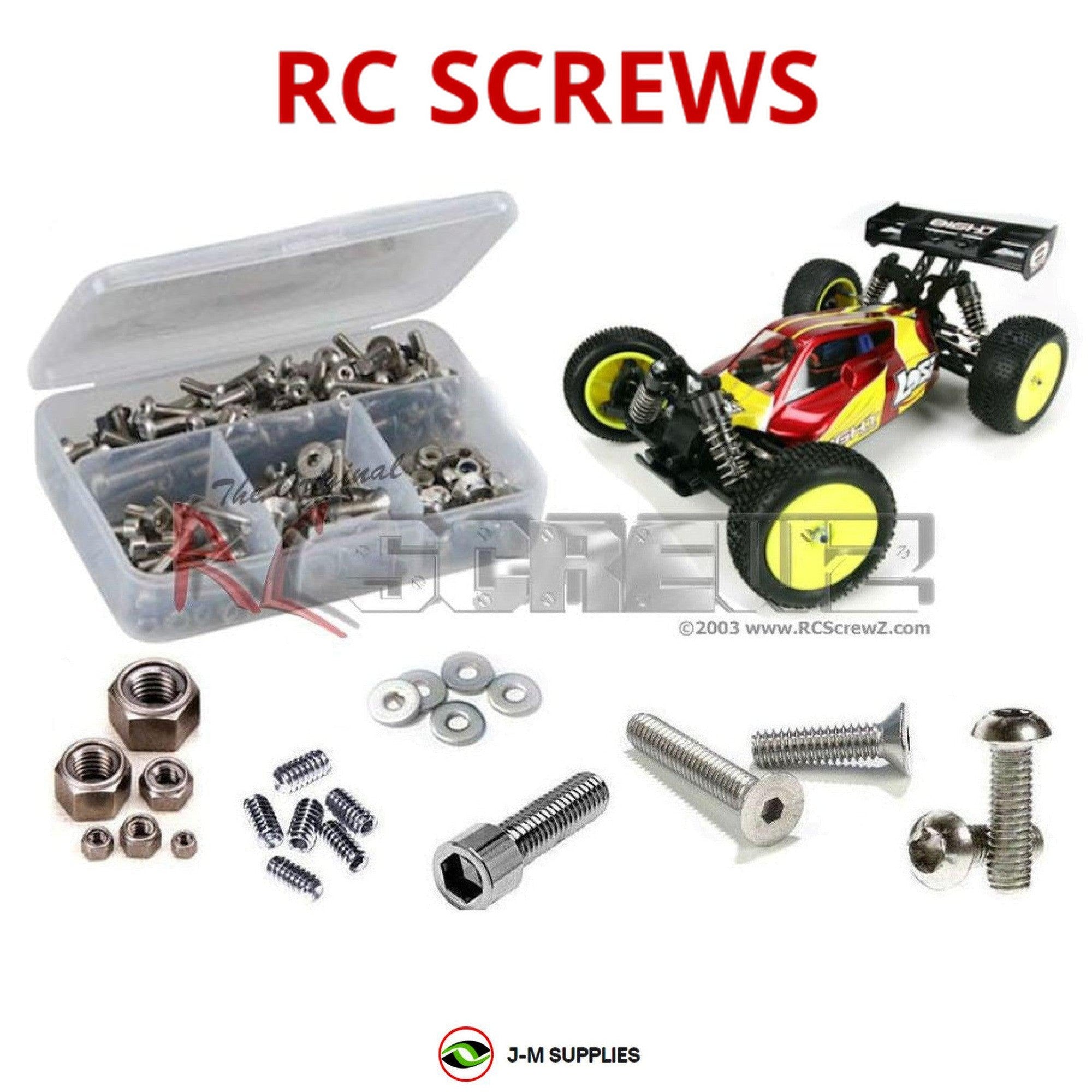 RCScrewZ Stainless Steel Screw Kit los066 for Losi Mini 8ight RTR - Picture 1 of 12