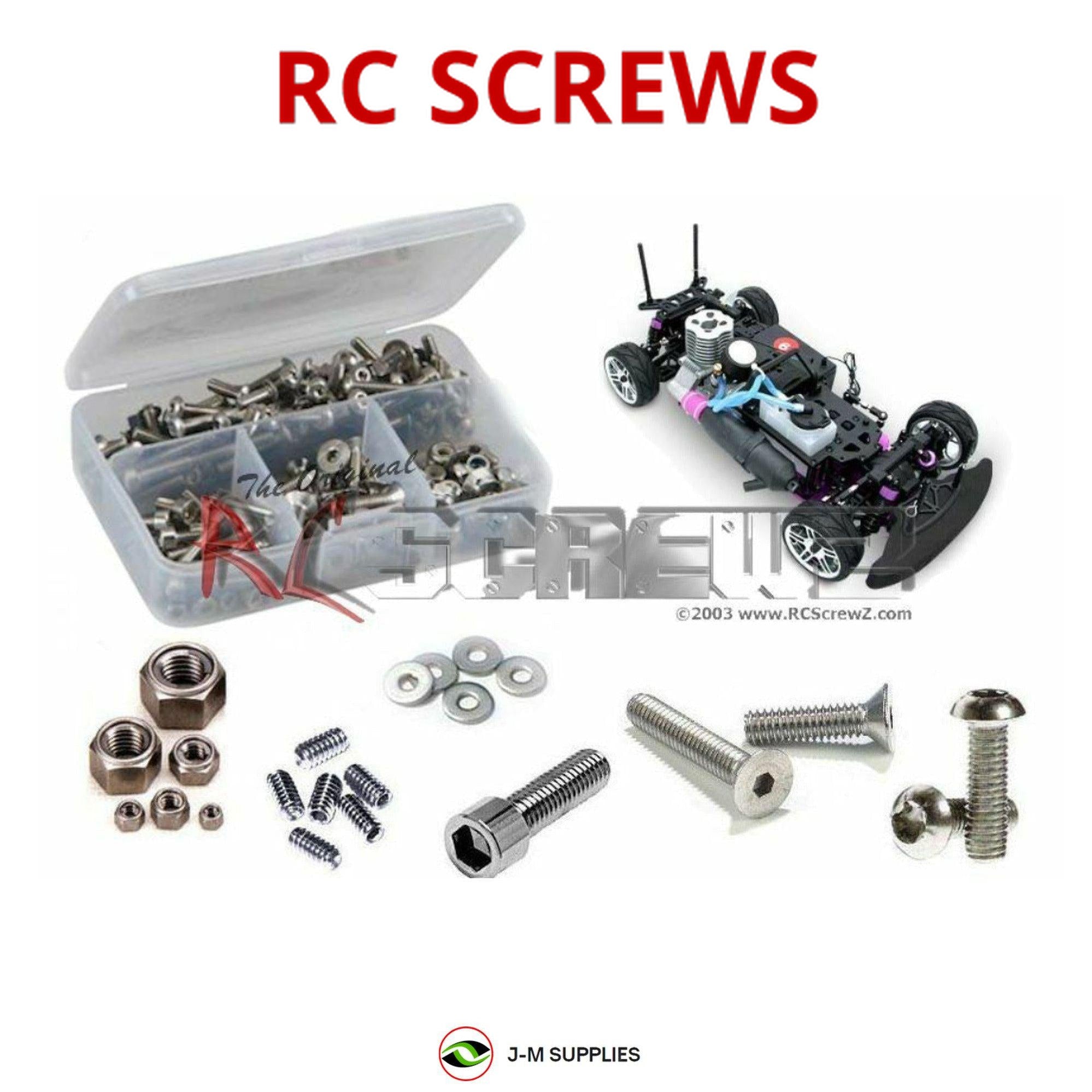 RCScrewZ Stainless Steel Screw Kit rcr056 for RedCat Racing Lightning STR/STK - Picture 1 of 12