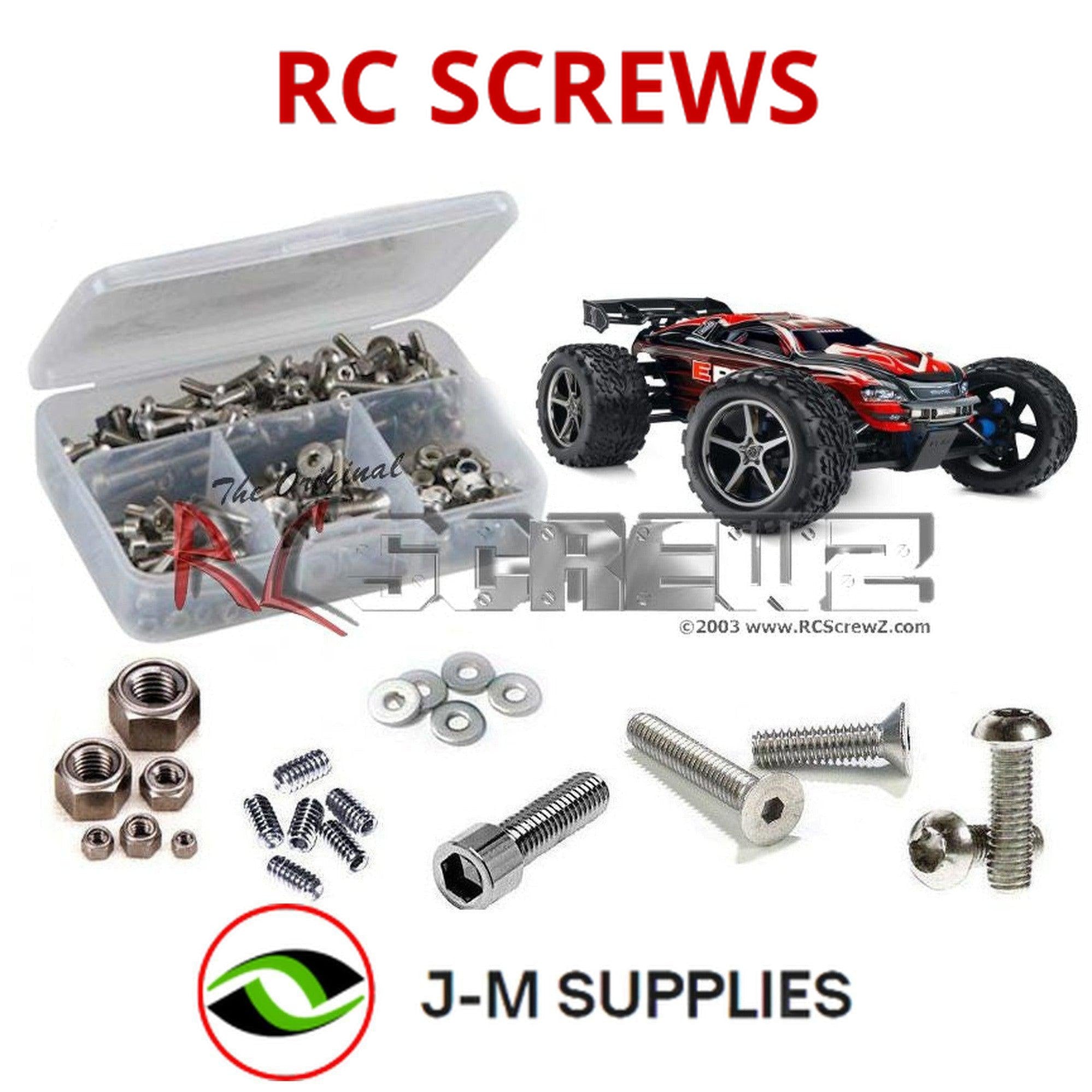 RCScrewZ Stainless Steel Screw Kit tra063 for Traxxas E-Revo TSM Ed. #56087-3 - Picture 1 of 12