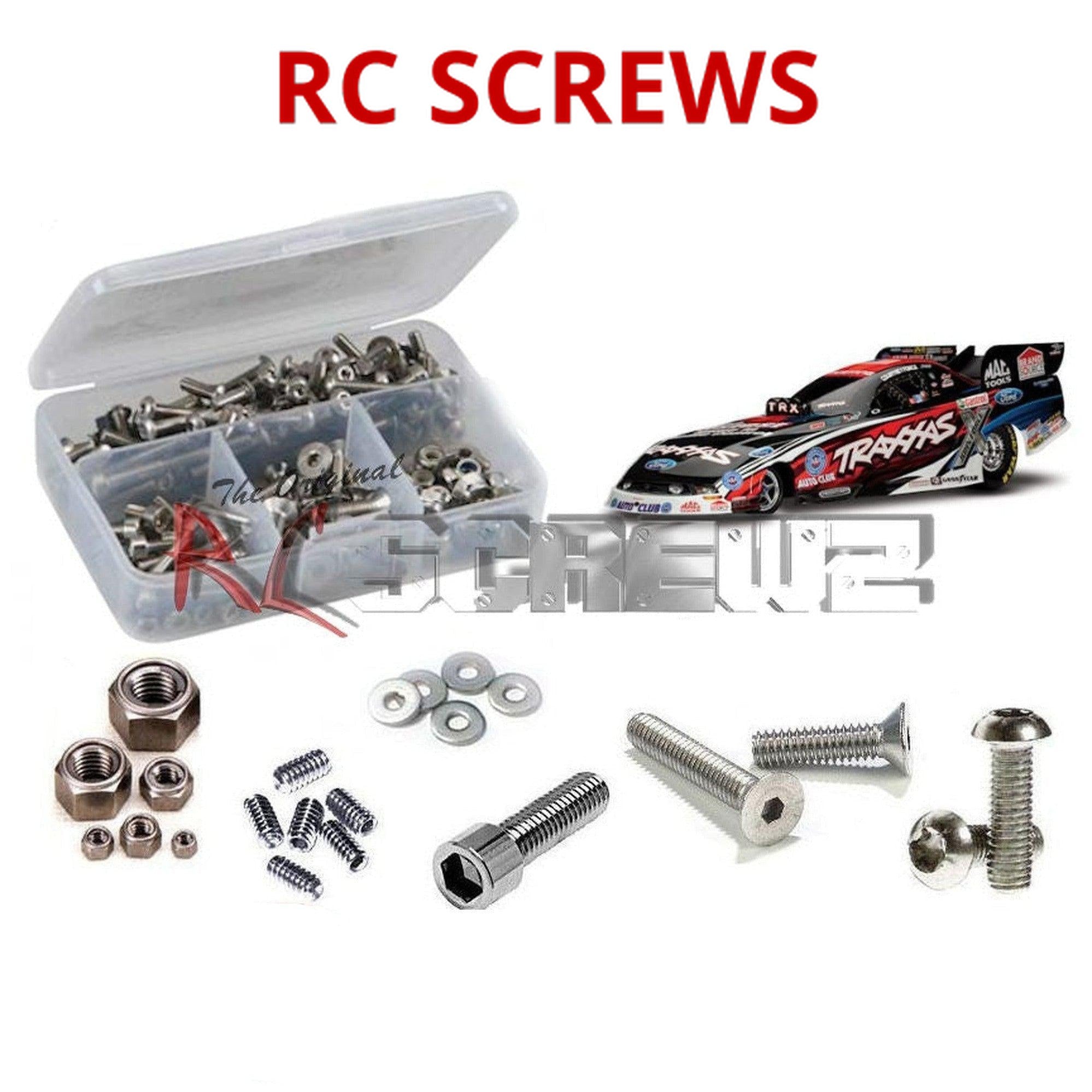 RCScrewZ Stainless Steel Screw Kit tra048 for Traxxas NHRA Funny Car Series 1/8 - Picture 1 of 12