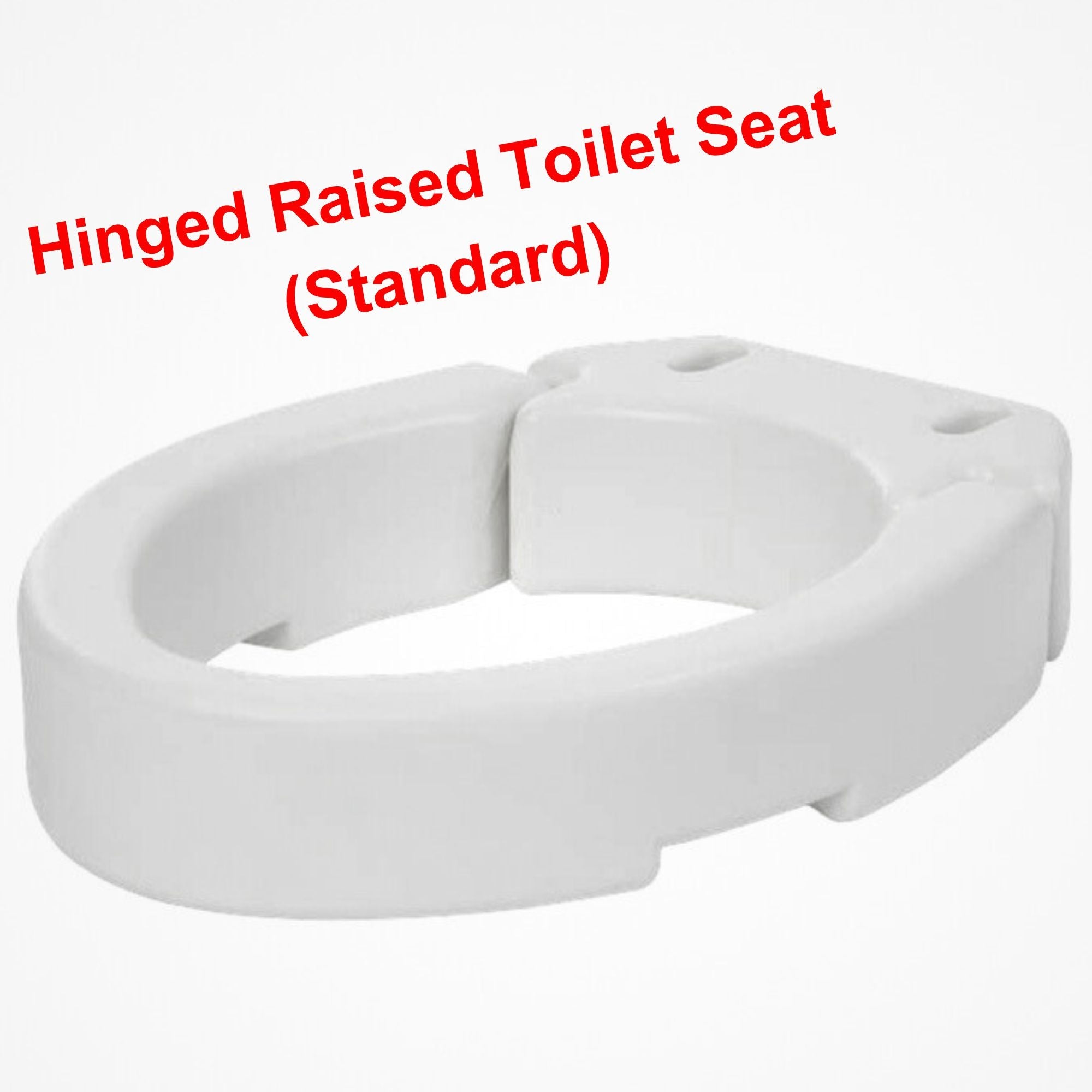 Rhythm Healthcare Hinged Raised Toilet Seat, 3.5" inch, Fits Standard, Portable - Picture 1 of 12