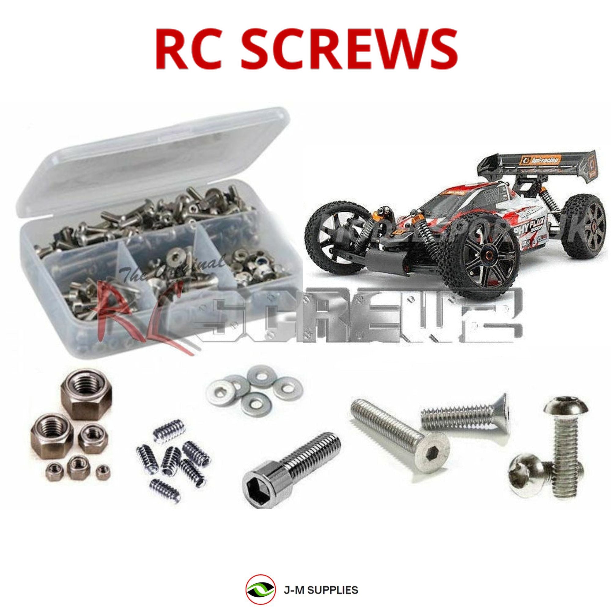 RCScrewZ Stainless Screw Kit hpi064 for HPI Racing Trophy Flux 1/8 Buggy #107016 - Picture 1 of 12