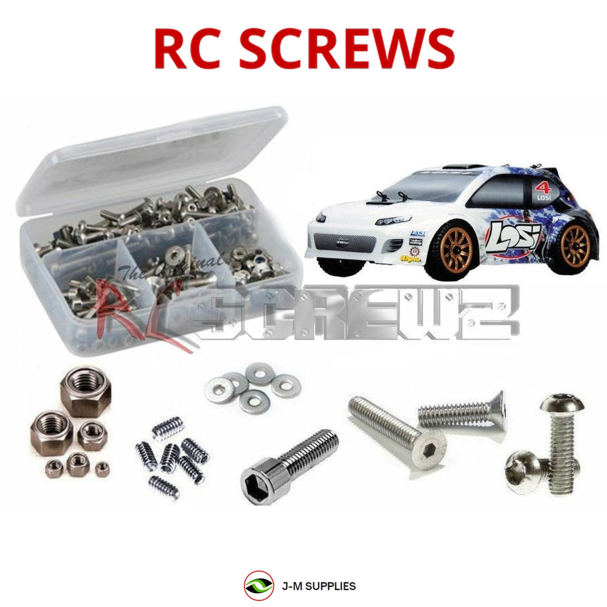 RCScrewZ Stainless Steel Screw Kit los059 for Losi 1/24th Micro Rally - Picture 1 of 12