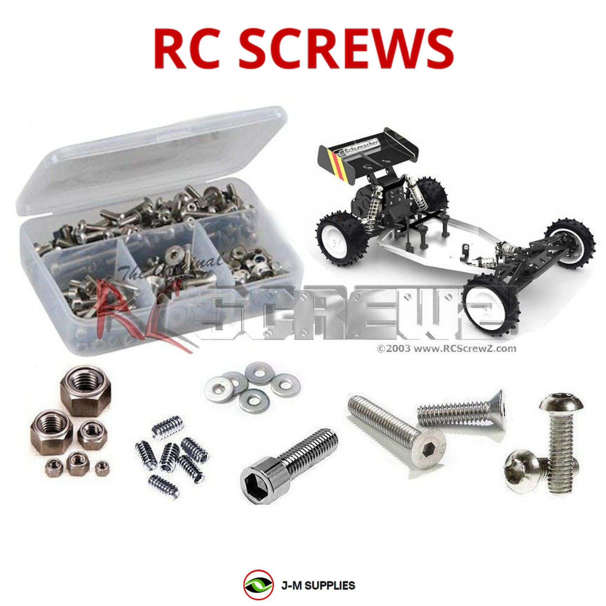 RCScrewZ Stainless Screw Kit sch035 for Schumacher Top Cat Classic 1/10 SCHK178 - Picture 1 of 12