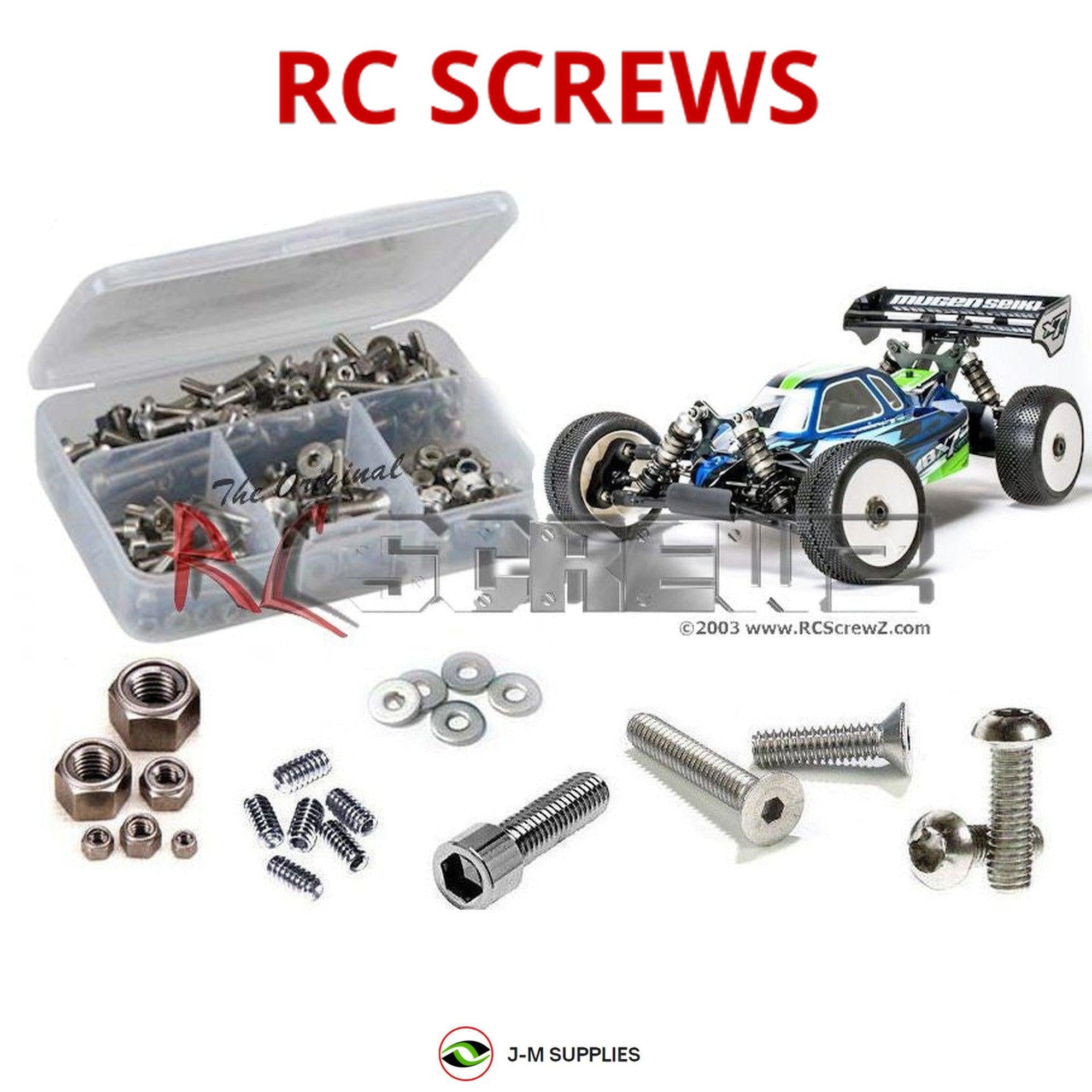 RCScrewZ Stainless Steel Screw Kit mug031 for Mugen Seiki MBX-7R ECO #E2016 - Picture 1 of 12