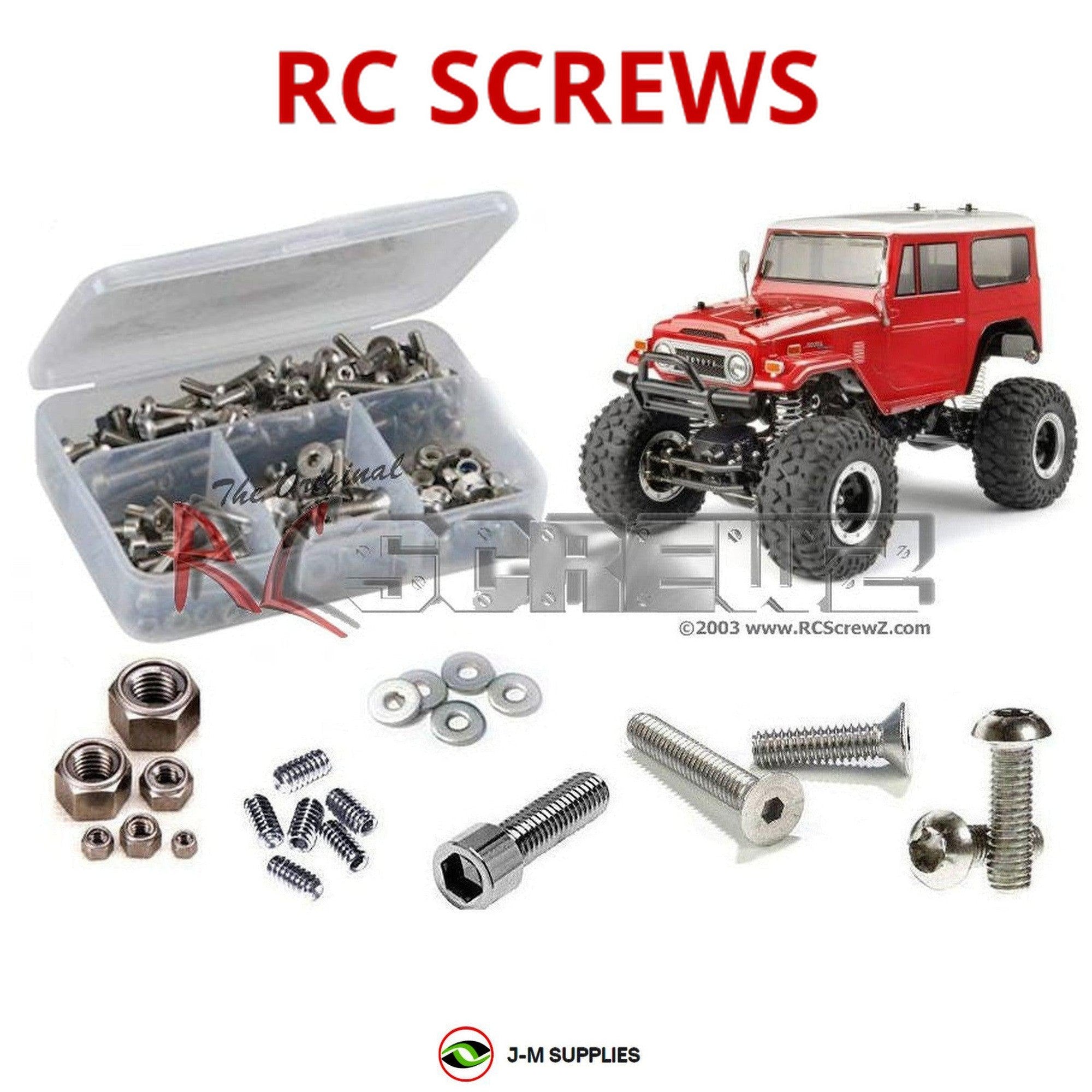 RCScrewZ Stainless Steel Screw Kit tam138 for Tamiya Land Cruiser CR-01 #58405 - Picture 1 of 12