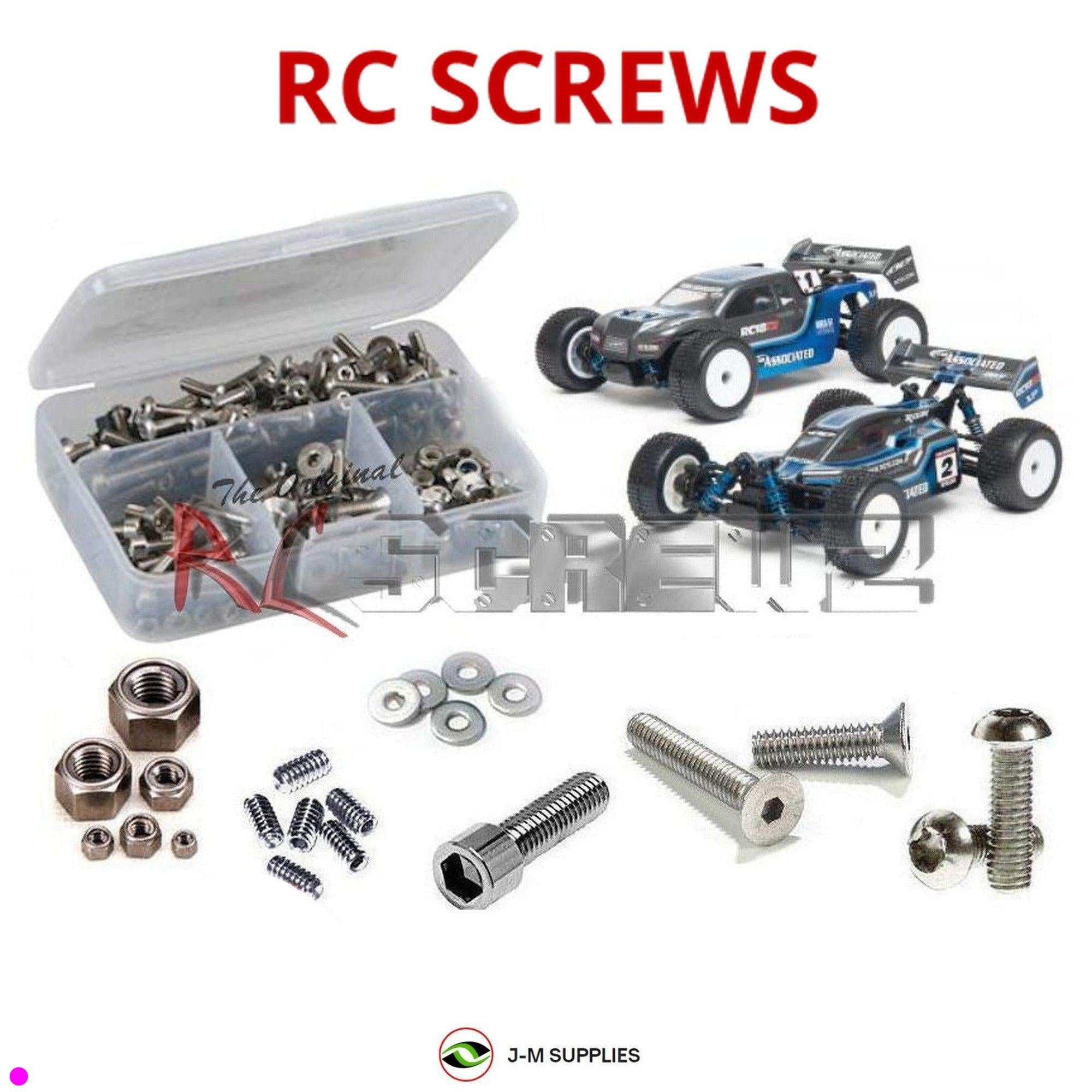 RCScrewZ Stainless Steel Screw Kit ass041 for Associated RC18T2/B2/Factory - Picture 1 of 12