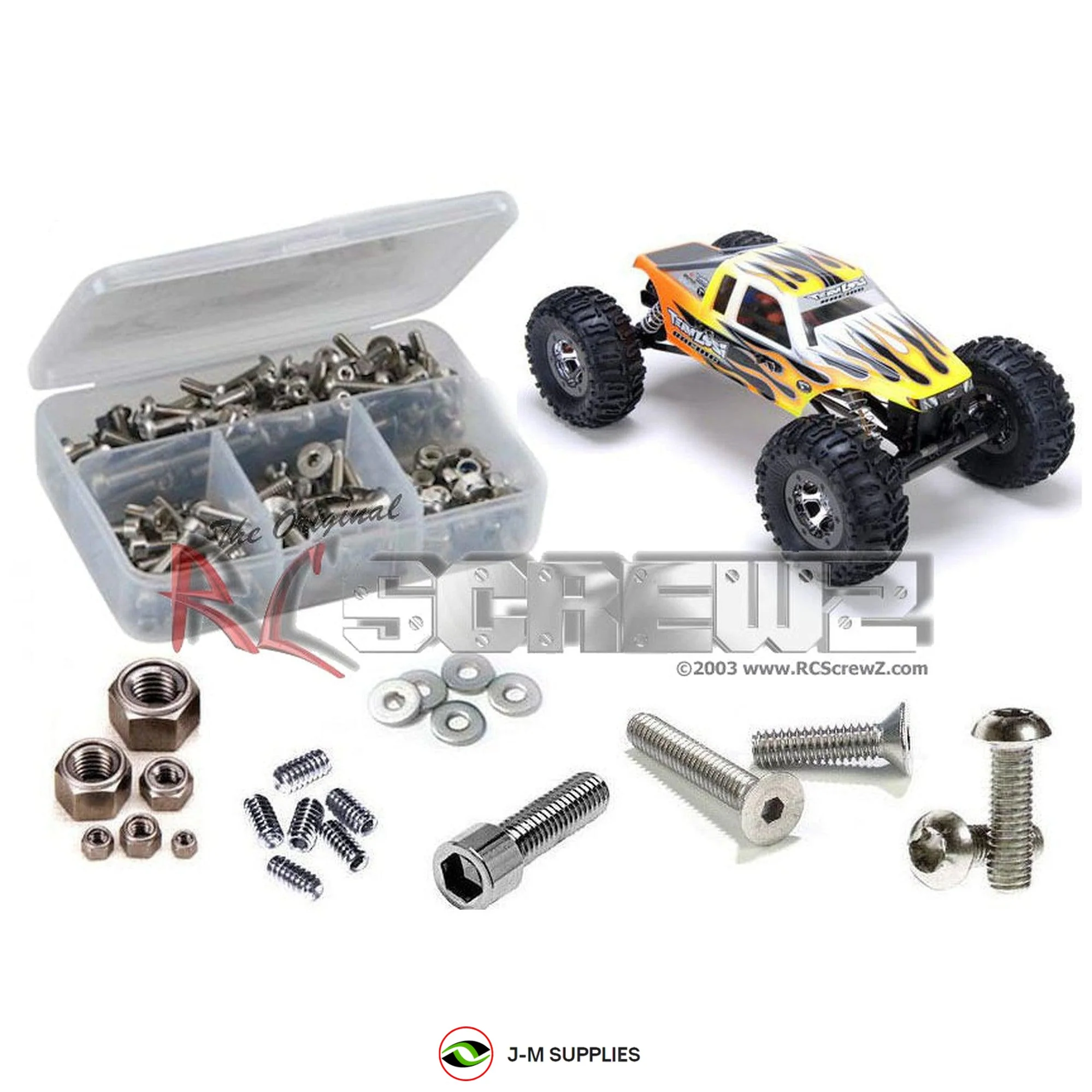 RCScrewZ Metric Stainless Screw Kit los051m for Losi Comp Crawler 1/10th Metric - Picture 1 of 12