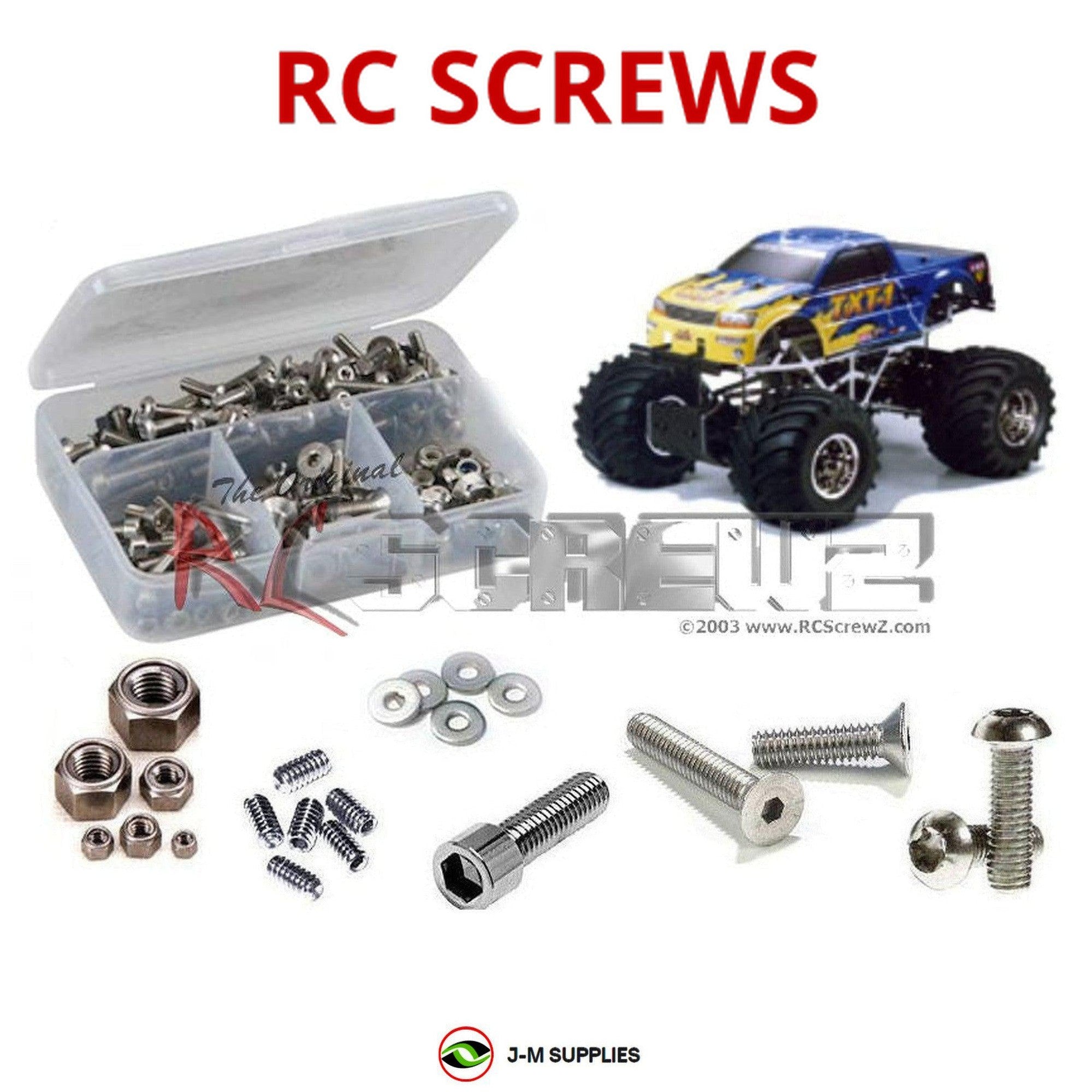 RCScrewZ Stainless Screw Kit tam011 for Tamiya TXT-1 Monster Truck 1/10 #58280 - Picture 1 of 12