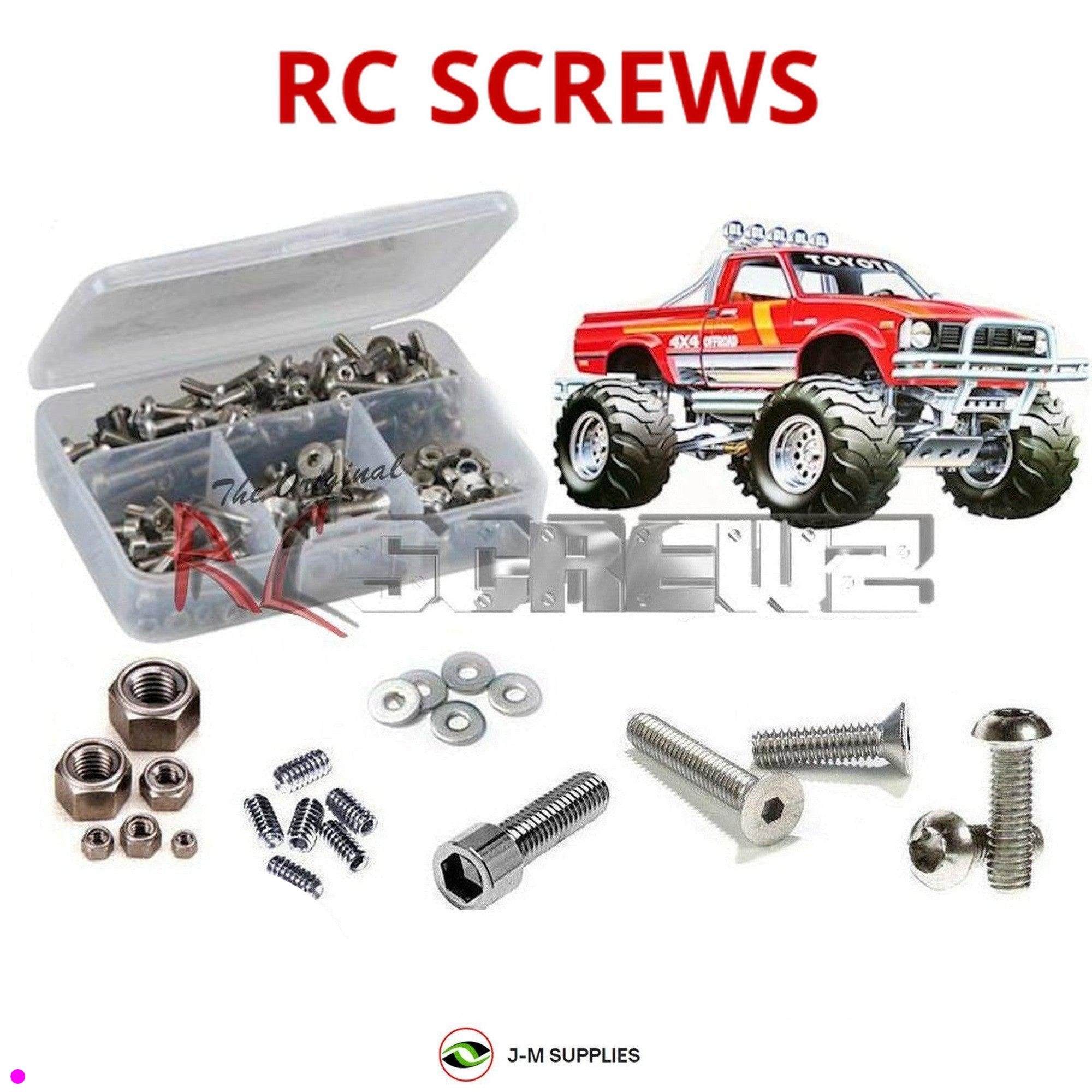 RCScrewZ Stainless Steel Screw Kit tam165 for Tamiya Toyota Mountain Rider - Picture 1 of 12