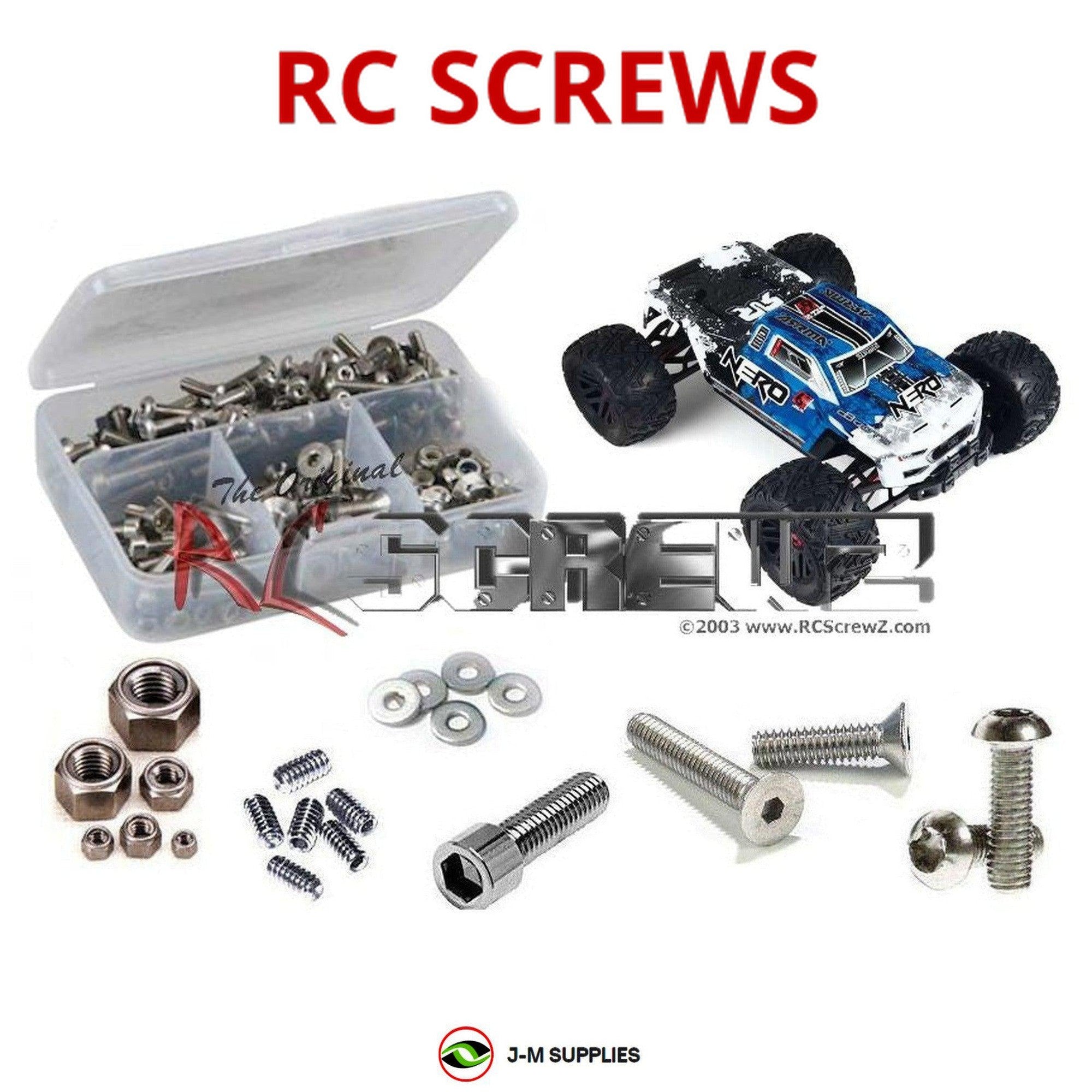 RCScrewZ Stainless Screw Kit arrm012 for Arrma RC Nero Monster # AR406029/30 - Picture 1 of 12