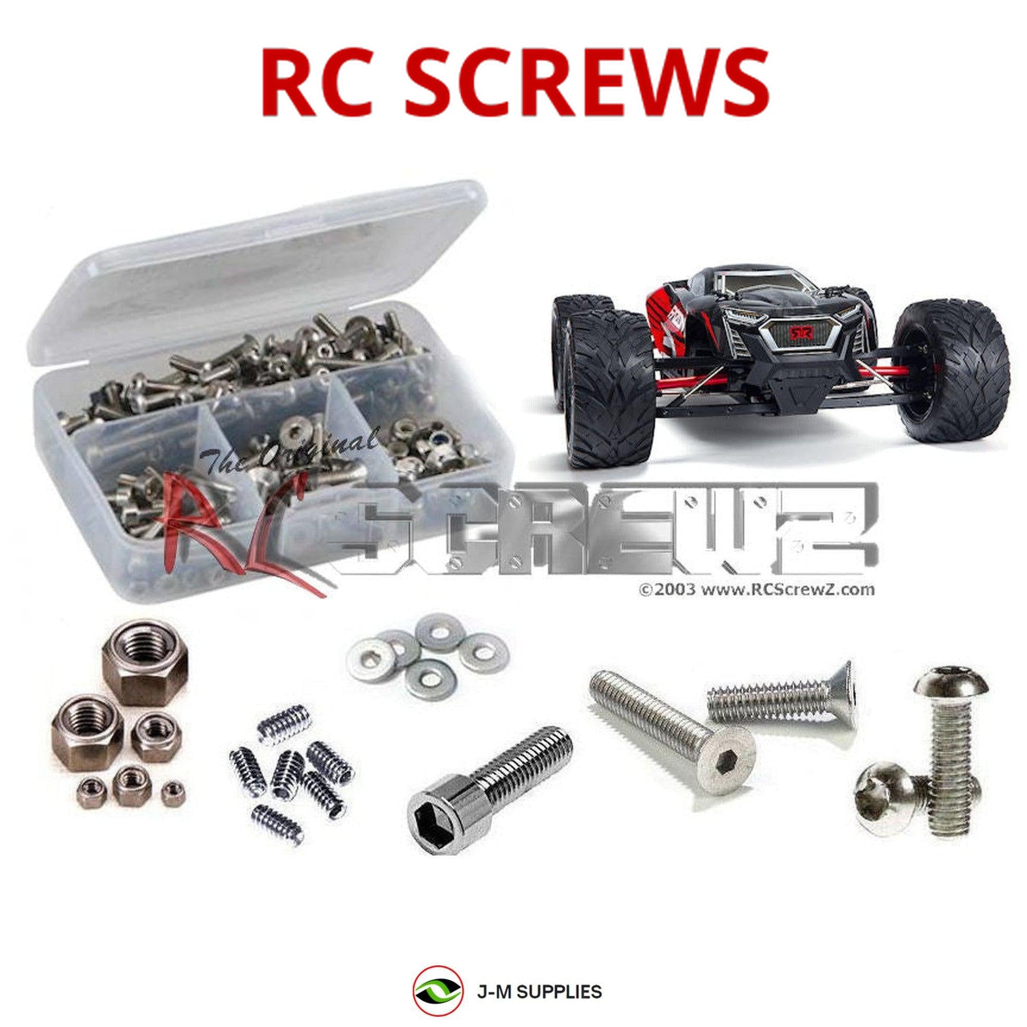 RCScrewZ Stainless Screw Kit arrm014 for Arrma RC Fazon 6s BLX 1/8 #AR106020 - Picture 1 of 12