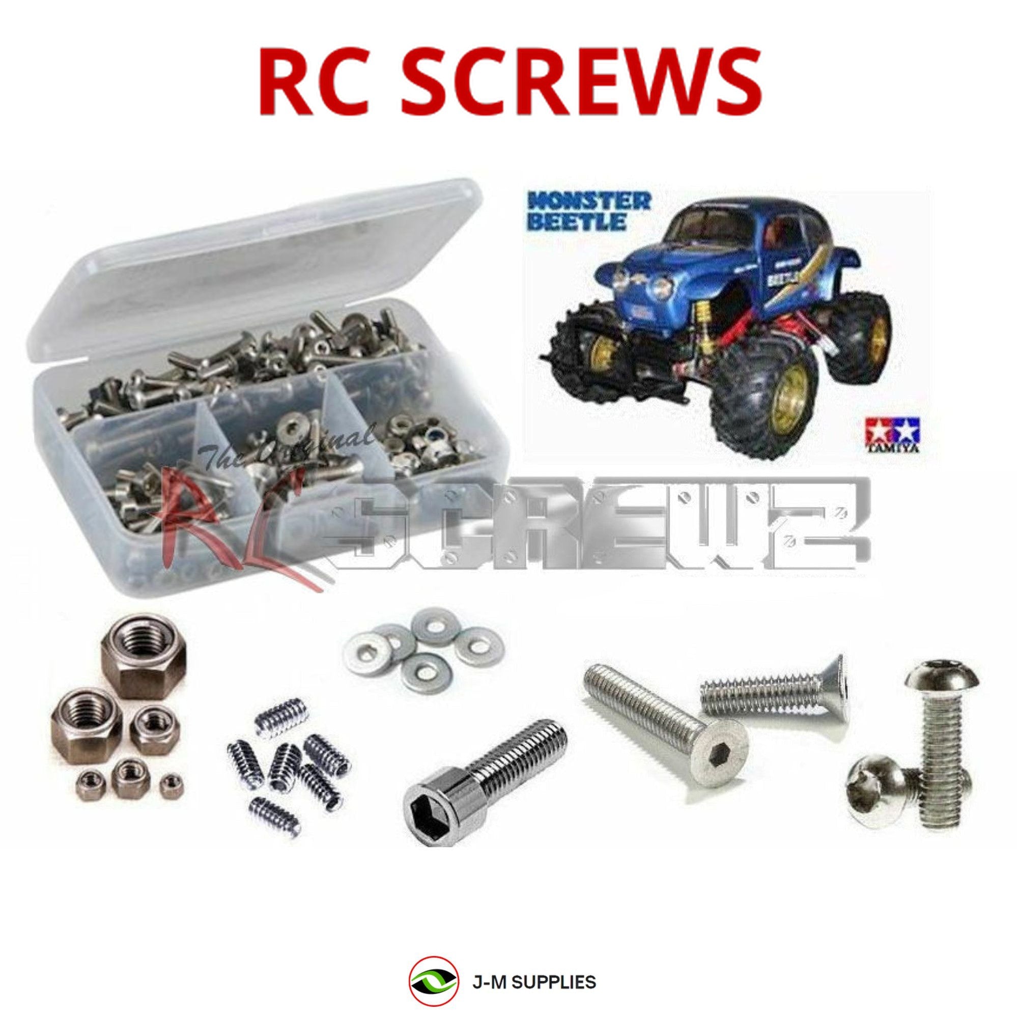 RCScrewZ Stainless Steel Screw Kit tam131 for Tamiya Monster Beetle Vintage - Picture 1 of 12