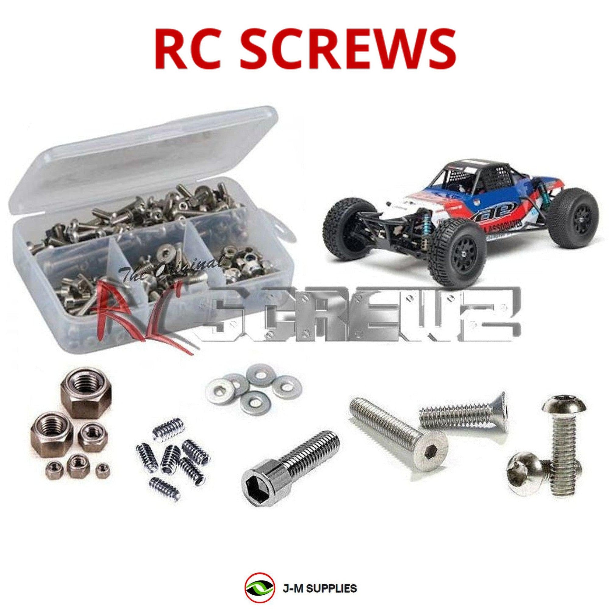 RCScrewZ Stainless Screw Kit+ ass049 for Associated SC10B/S #9050 | PRO - Picture 1 of 12