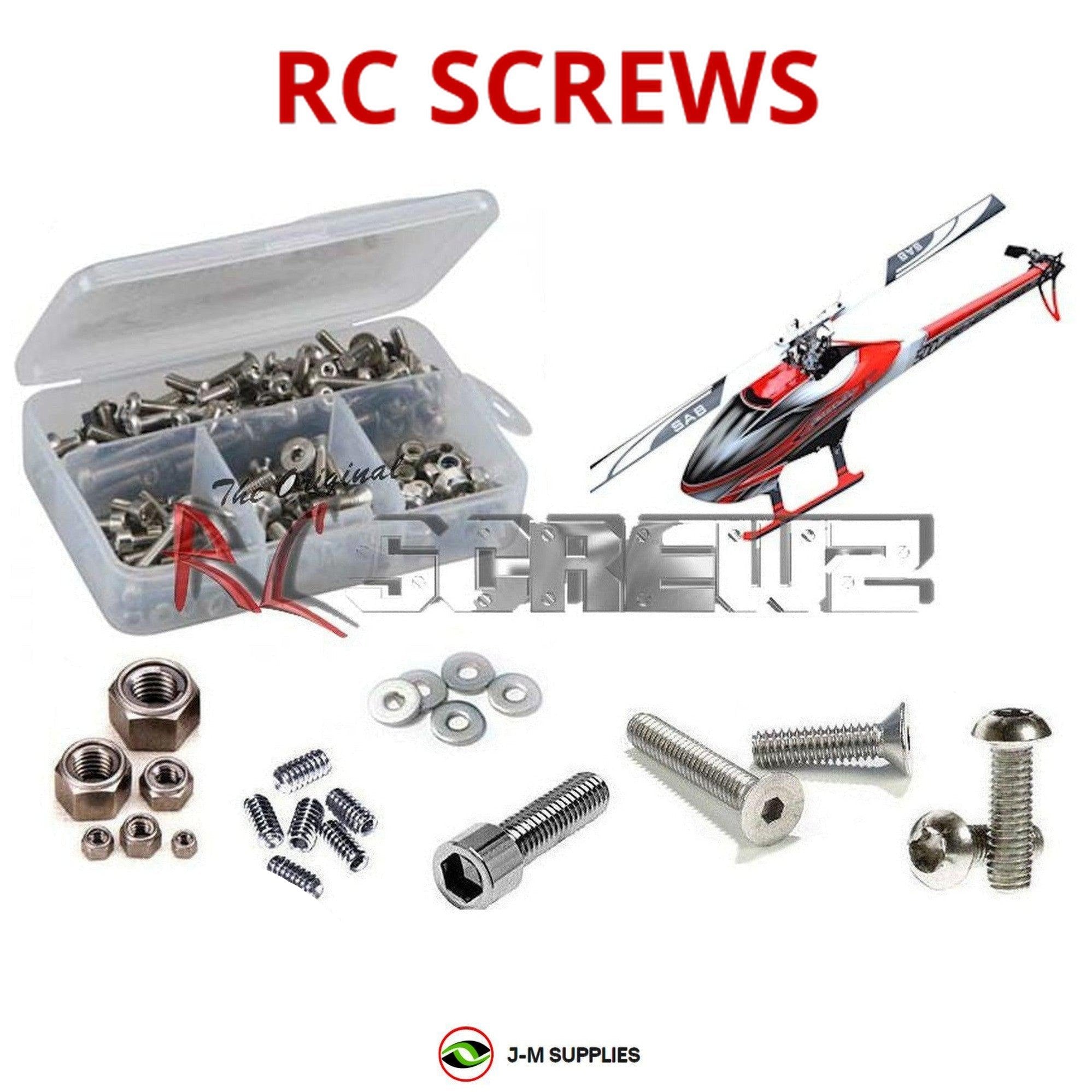 RCScrewZ Stainless Steel Screw Kit gob004 for Goblin 500 Series Heli - Picture 1 of 12