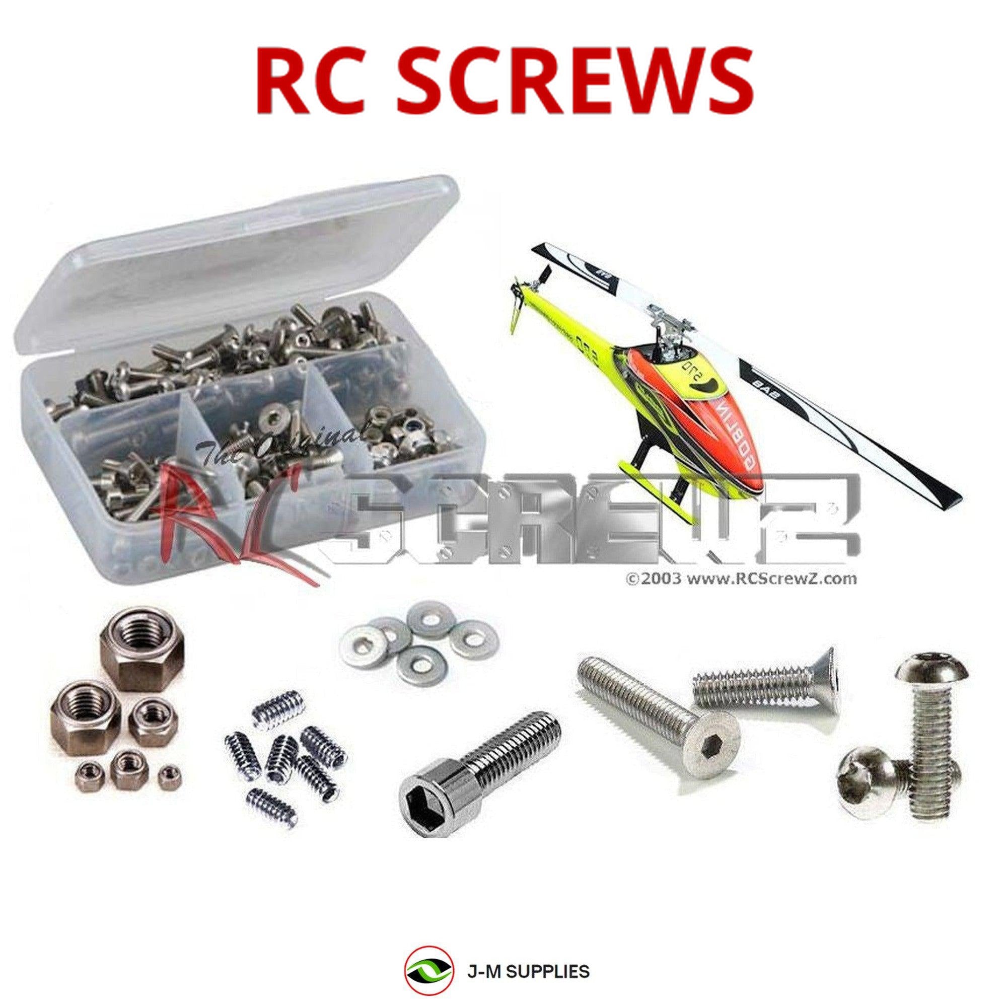 RCScrewZ Stainless Steel Screw Kit gob005 for Goblin 570 Series Heli - Picture 1 of 12