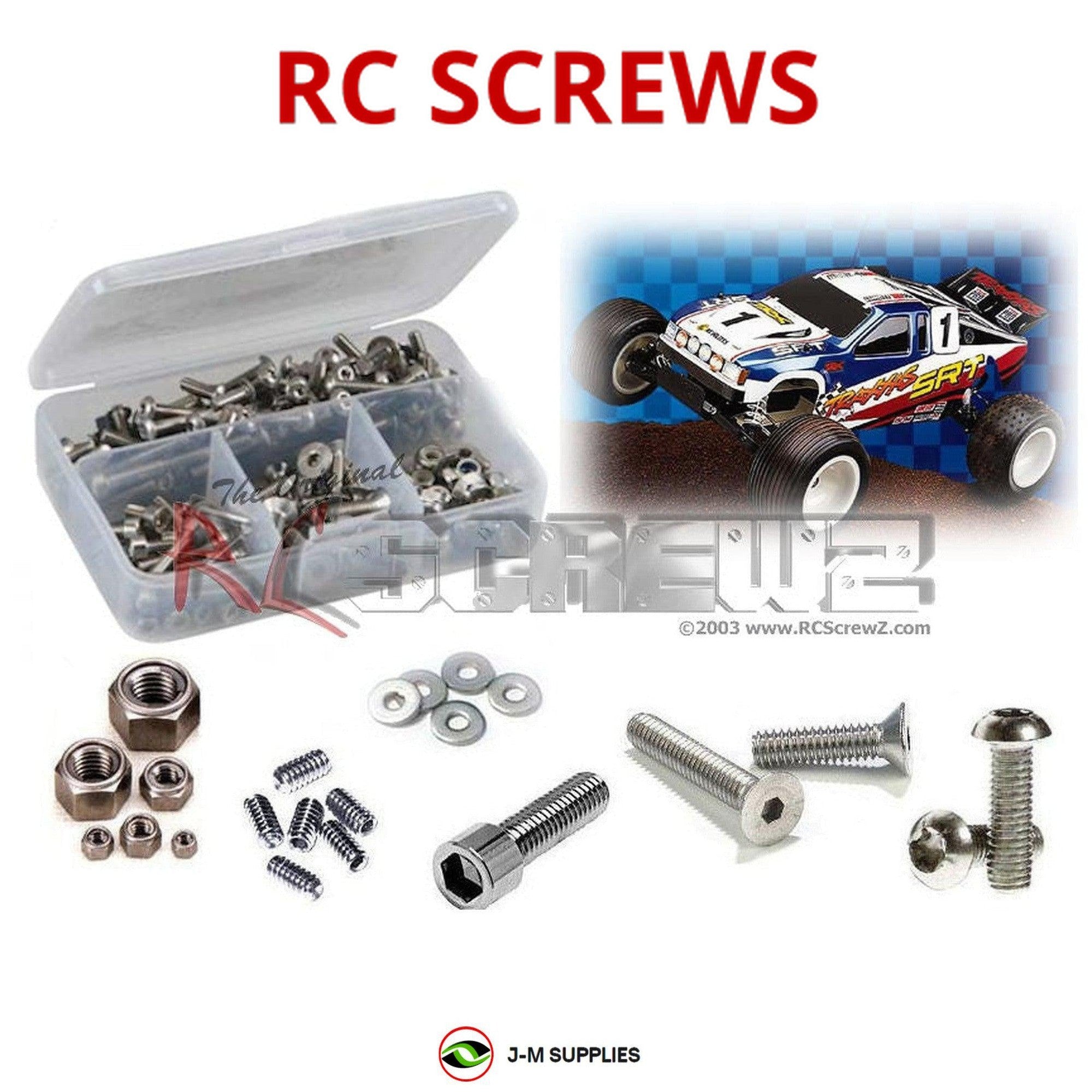 RCScrewZ Stainless Steel Screw Kit tra027 for Traxxas SRT 1/10th #2503 Stadium - Picture 1 of 12