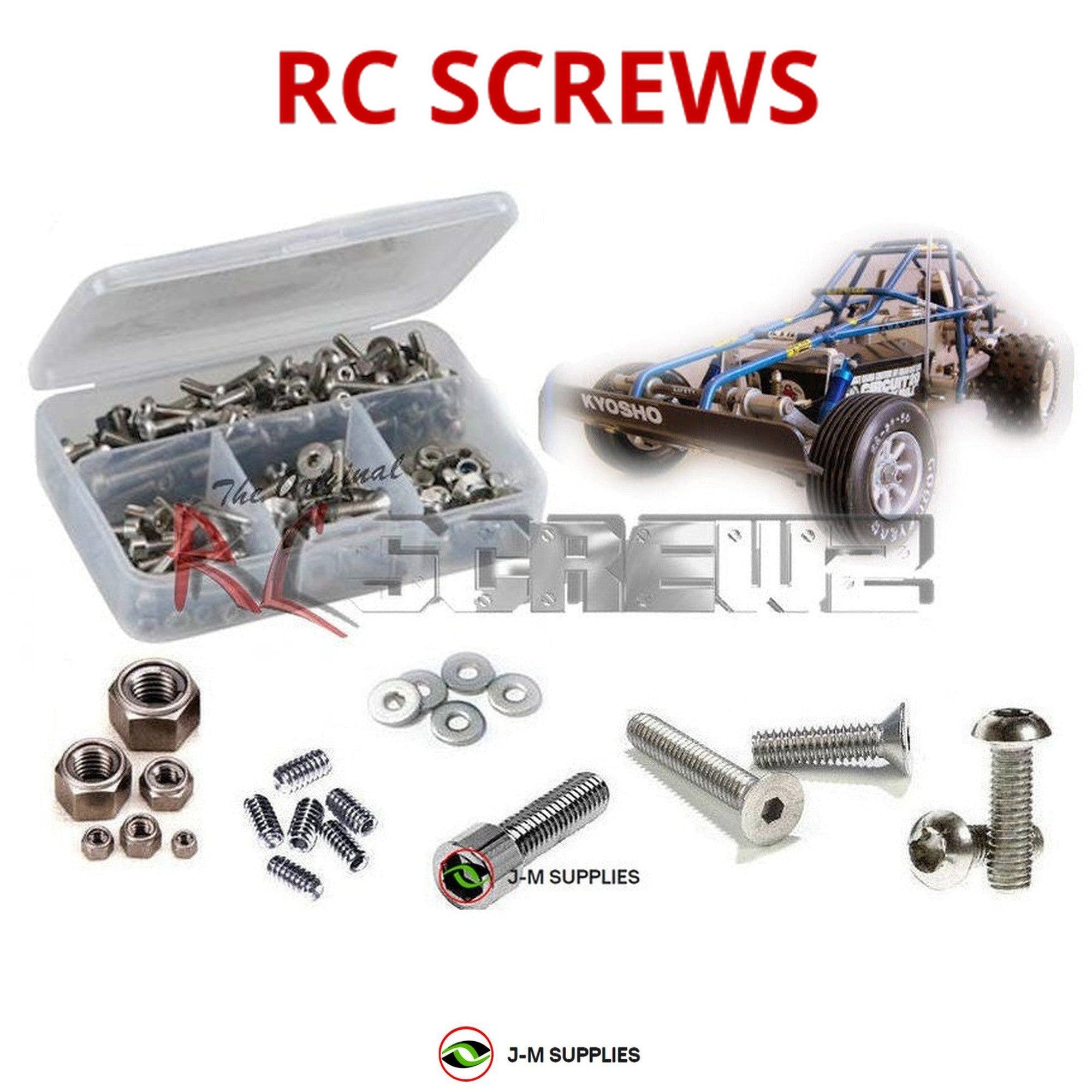 RCScrewZ Stainless Screw Kit kyo024 for Kyosho Rowdy Baja Circuit 20 #3047 - Picture 1 of 12